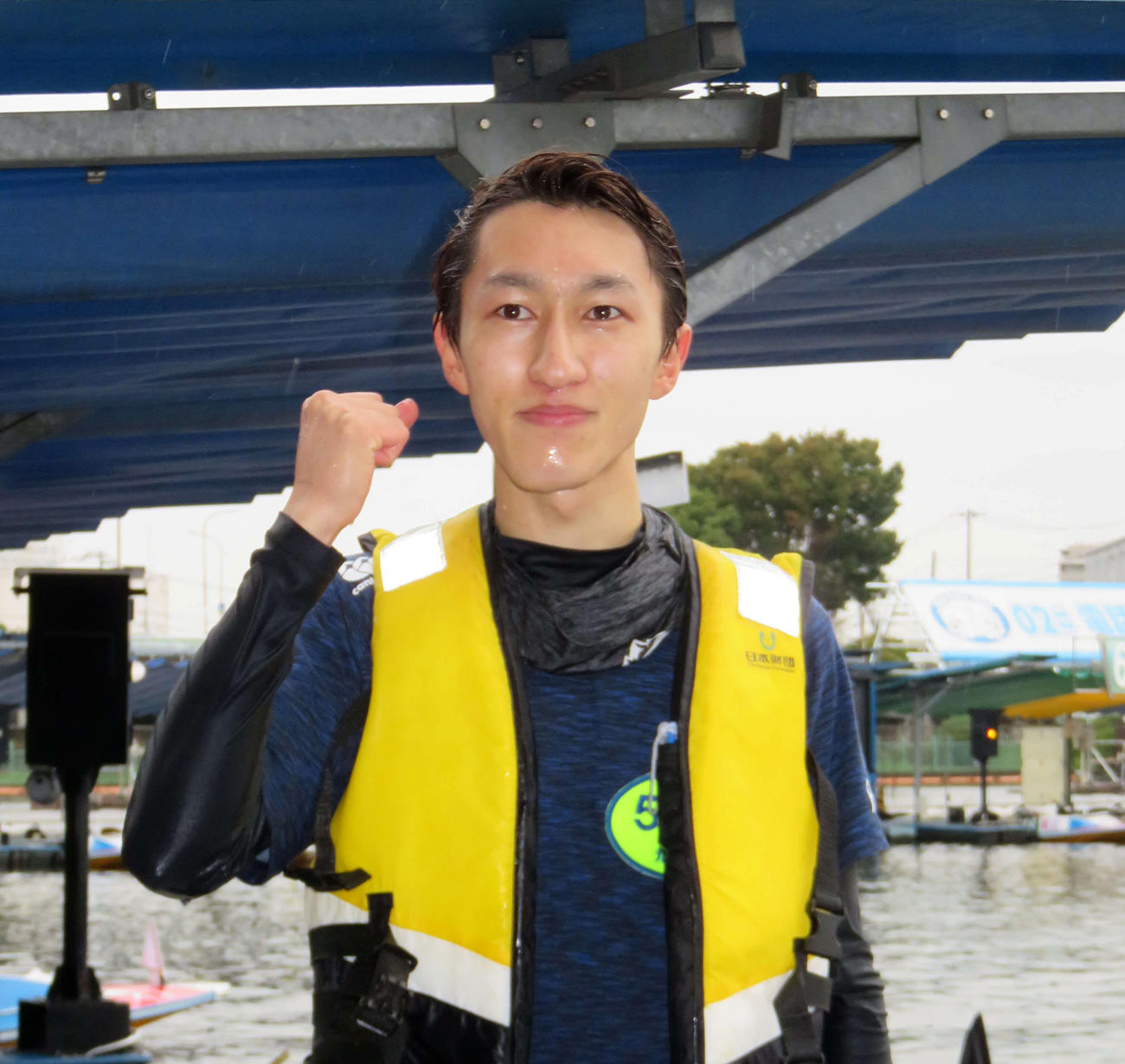 デビュー初勝利を飾った飛田江己