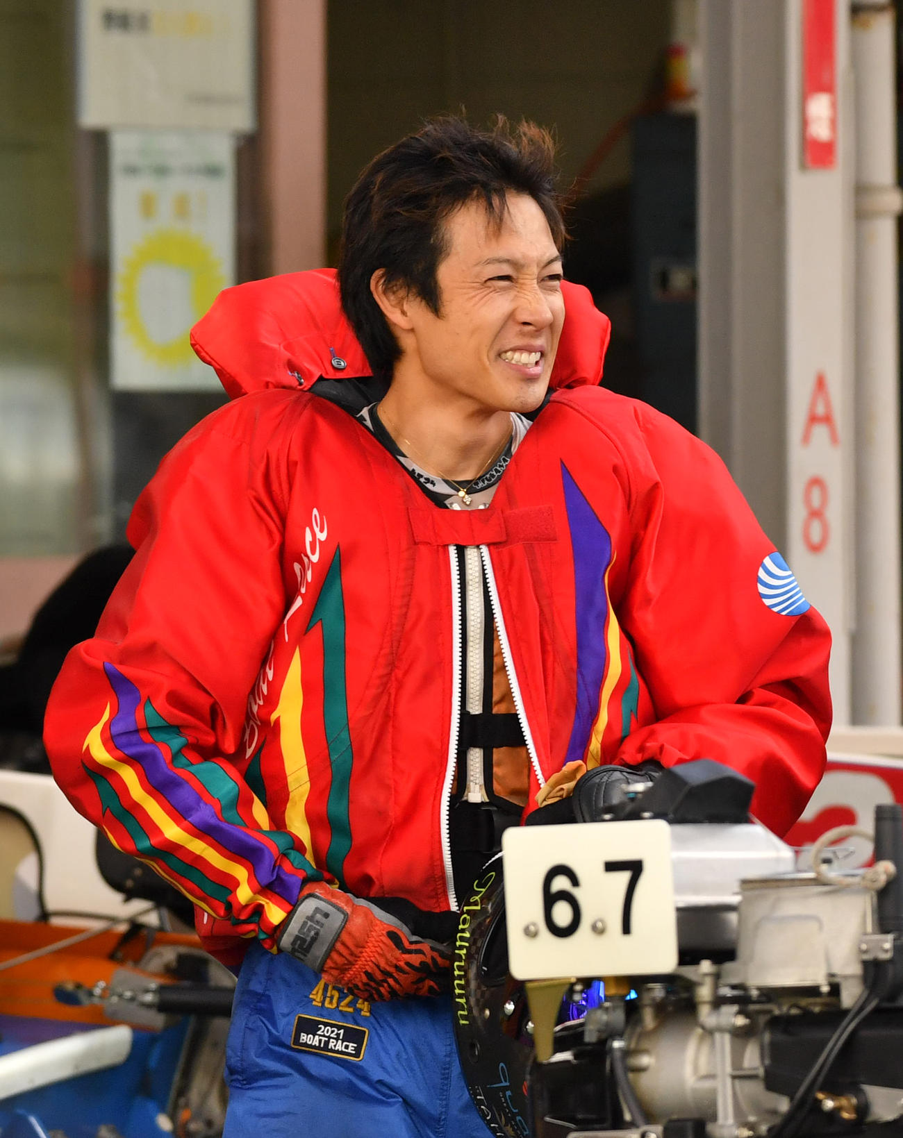 ダービー4日目予選　6Rで1着の深谷知博（撮影・柴田隆二）