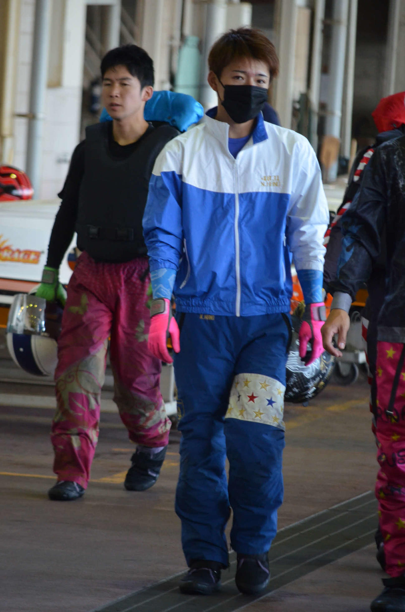 6秒61の前検1番時計をマークした羽野直也