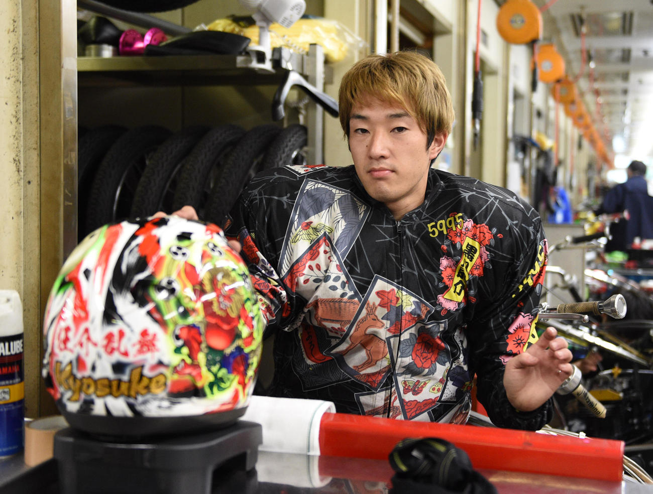 黒川京介が初日から存在感をアピールする（撮影・柴田隆二）