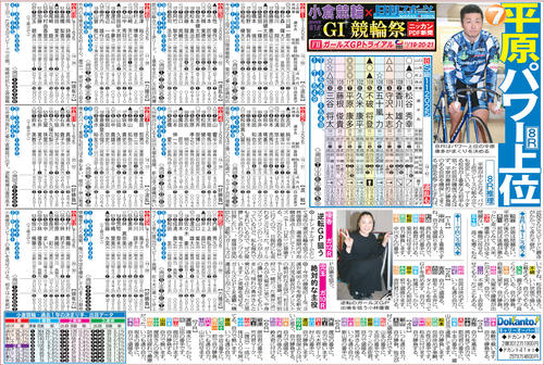 車券作戦に役立つ情報が満載!無料予想紙ニッカンPDF新聞(イメージ)