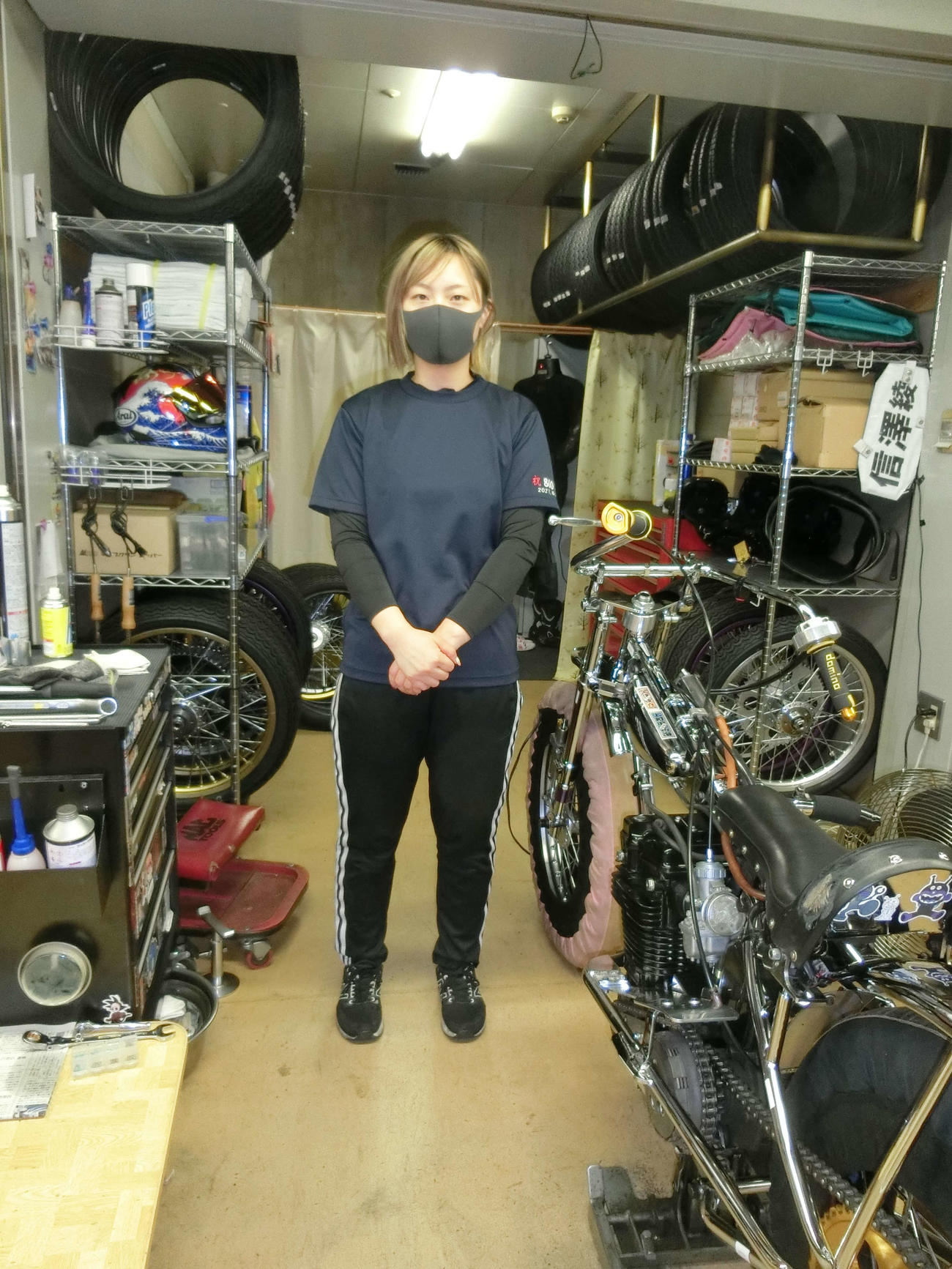 絶好調の信沢綾乃は練習で乗り込んで課題を克服する（撮影・海老原実）