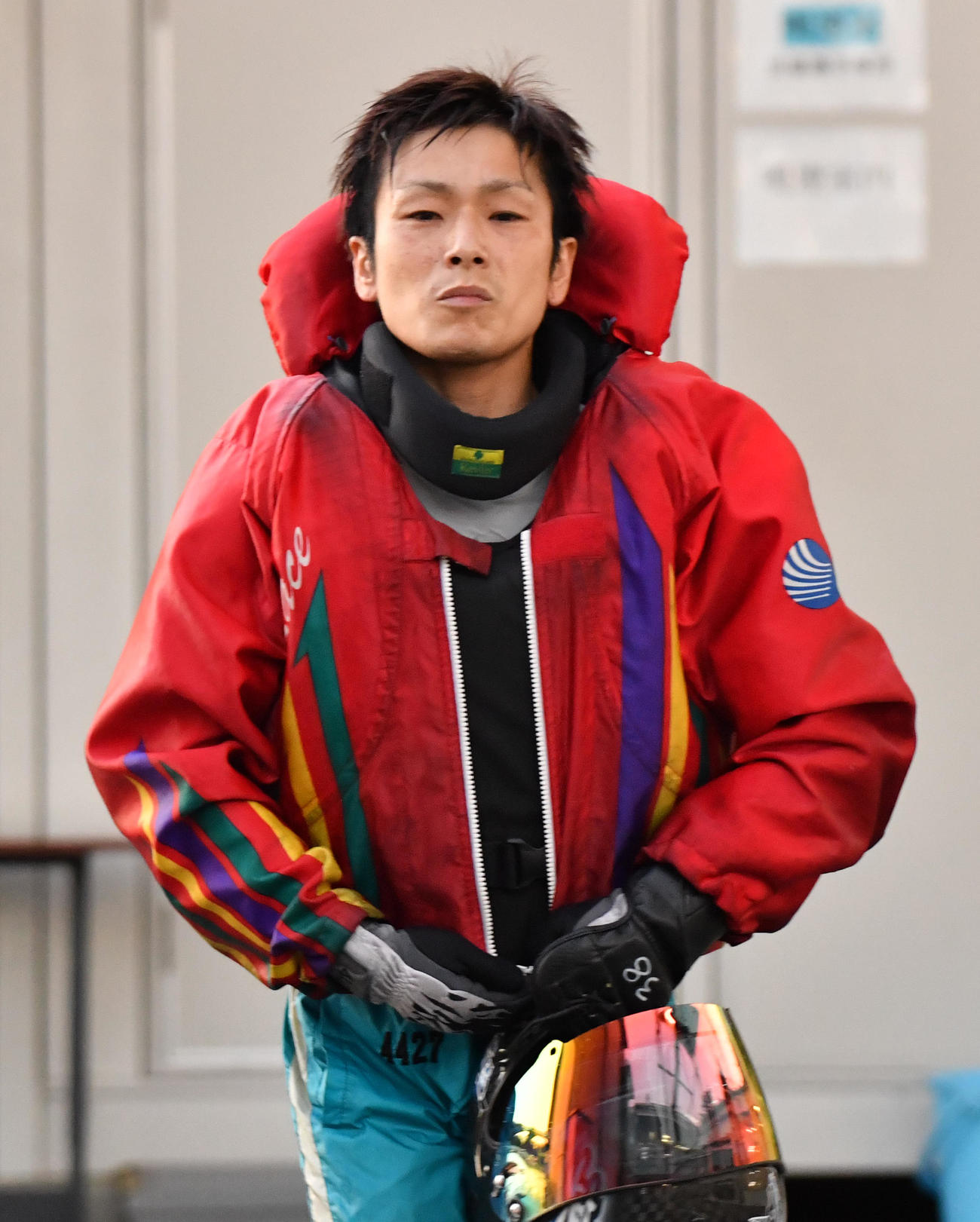 チャレンジカップ4日目、予選12Rで1着の秦英悟（撮影・柴田隆二）