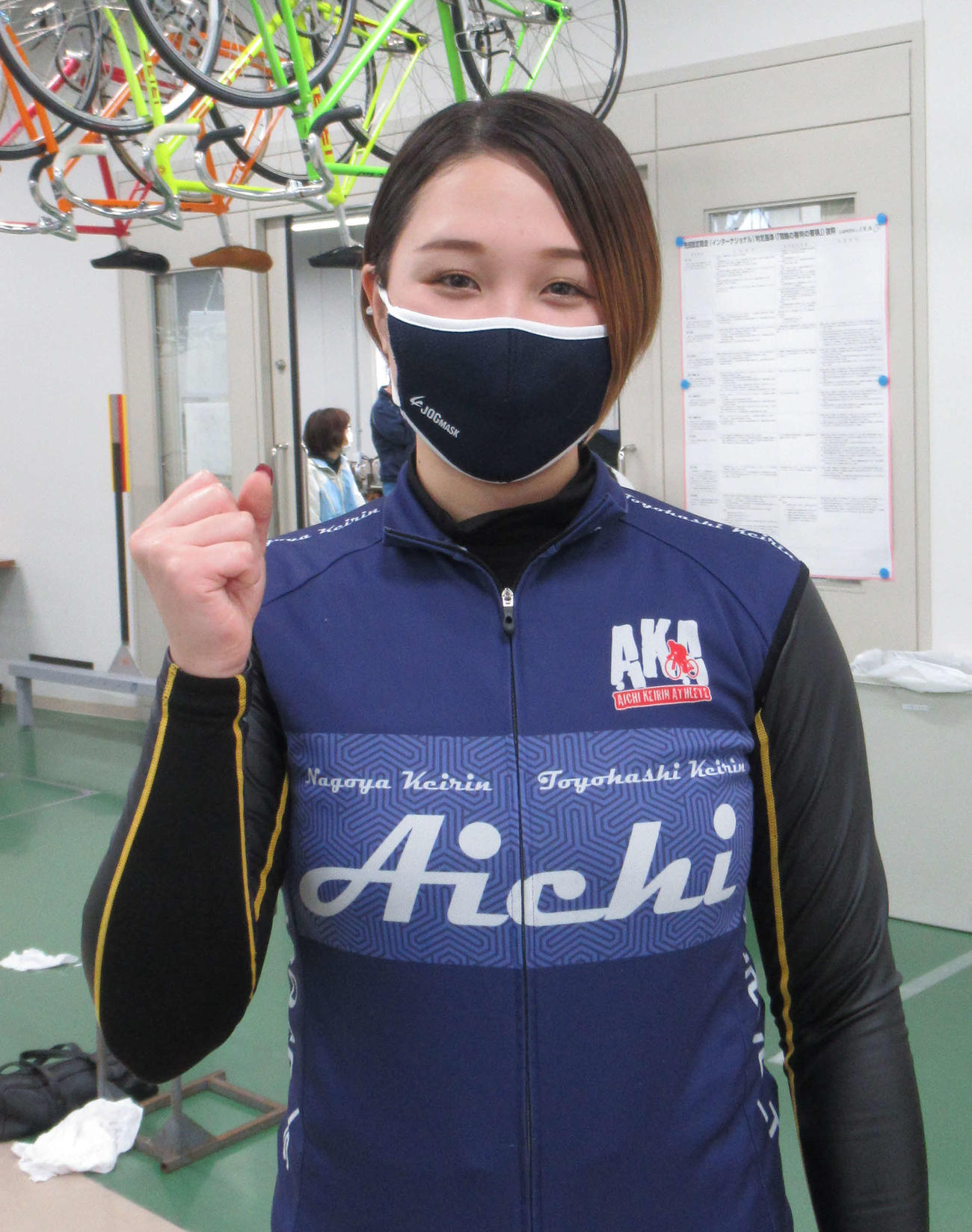 ガールズの杉浦菜留が打倒・石井貴子に意欲たっぷり（撮影・山田敏明）