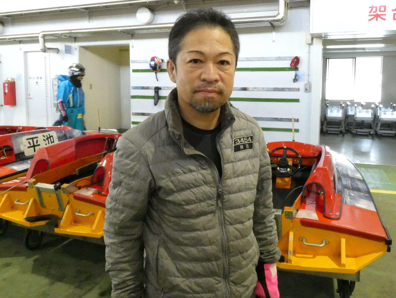 井川大作の足は良化モード。3日目に今節初白星ゲットなるか注目だ（撮影・前原一樹）