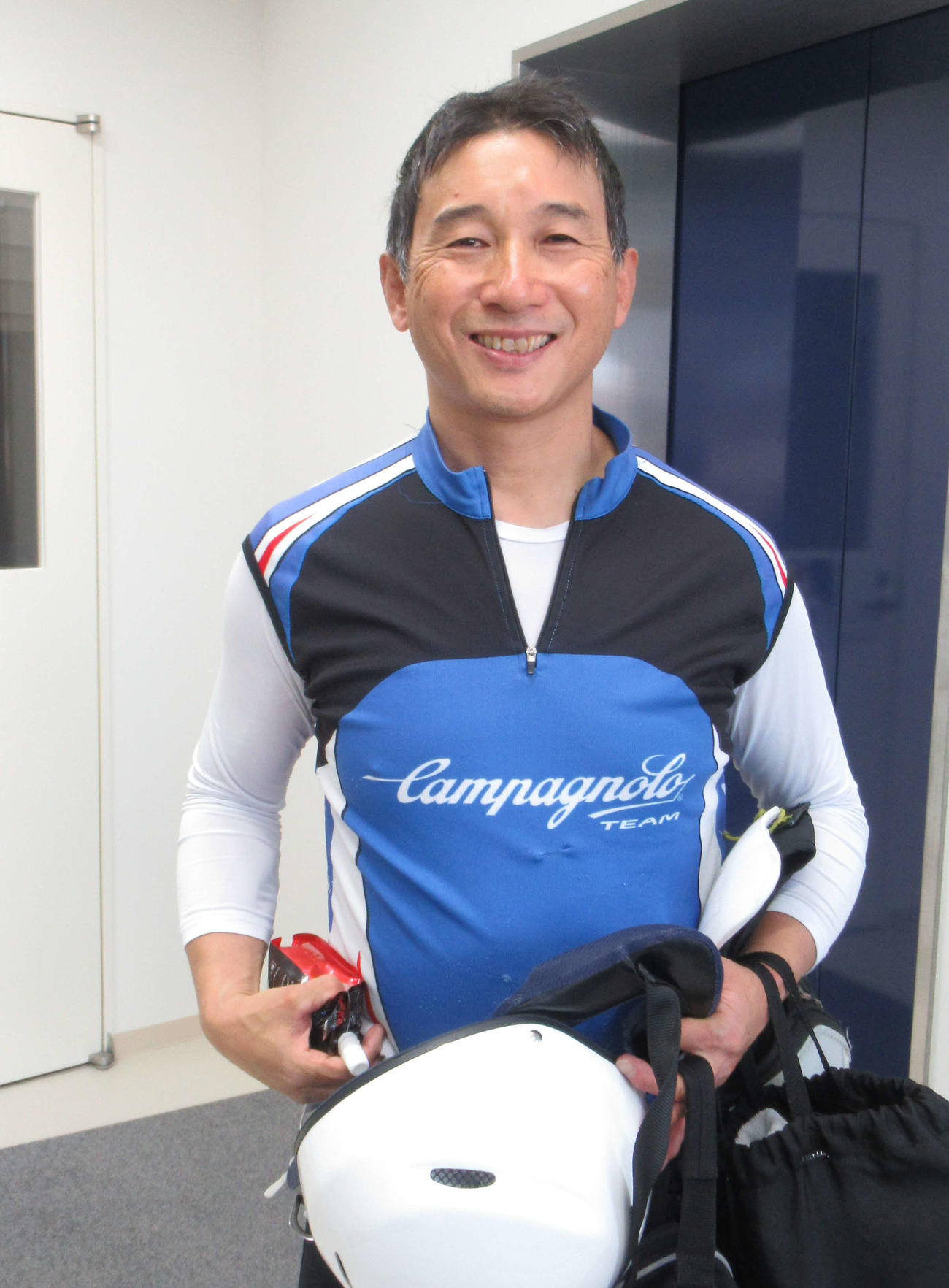 地元の中沢孝之が20年3月向日町以来の決勝進出に歓喜した（撮影・山田敏明）