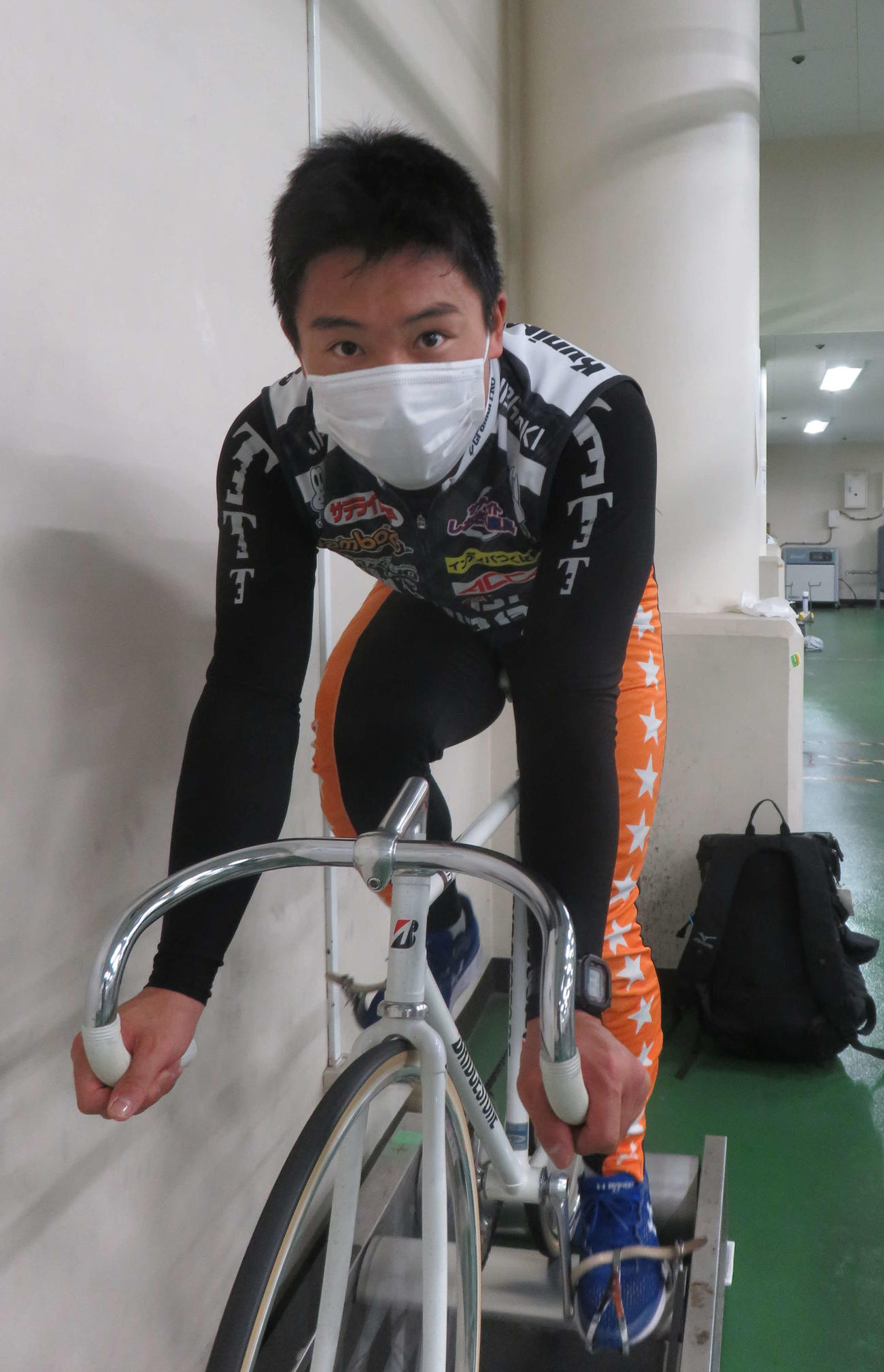 2場所連続の優勝を狙う新鋭・梁島邦友（撮影・栗田文人）