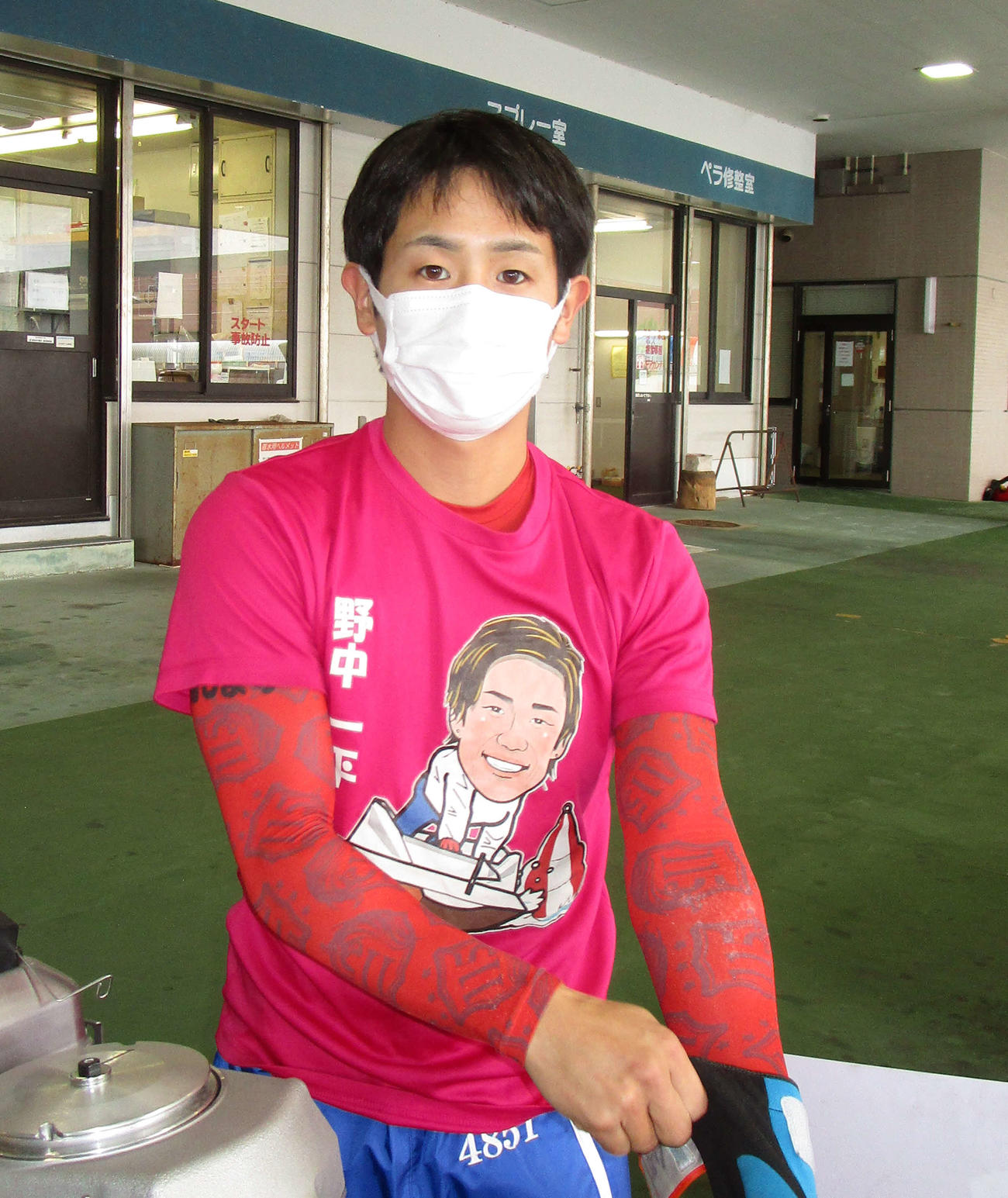前検特訓で上々の気配を見せた関浩哉（撮影・安井雅彦）
