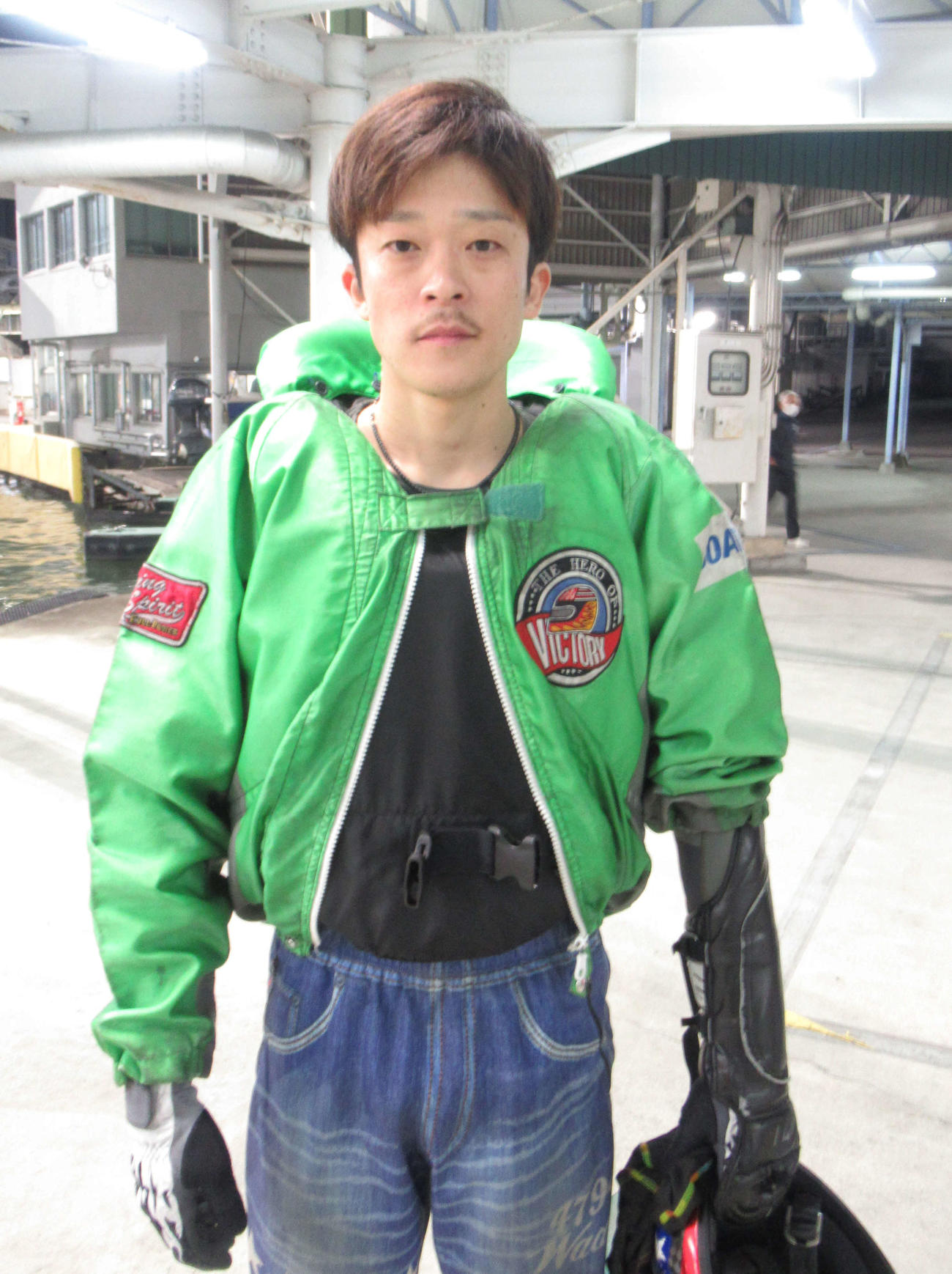 和田拓也が準優9R6コースから2着で優出を決めた（撮影・山田敏明）