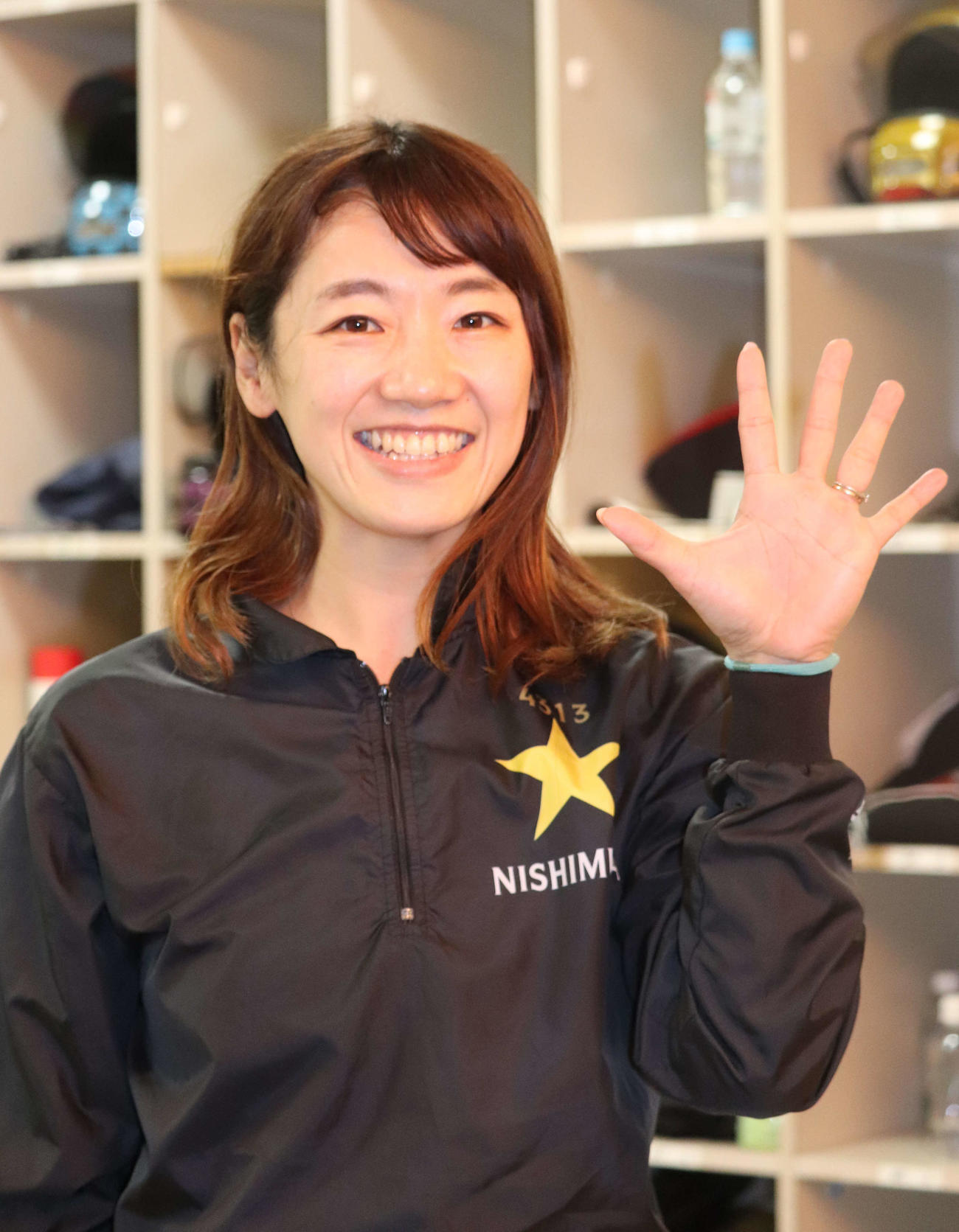 11Rをインから逃げて通算500勝を決めた西村美智子。得点率も首位に立ち地元Vへ視界良好だ（撮影・神田成史）