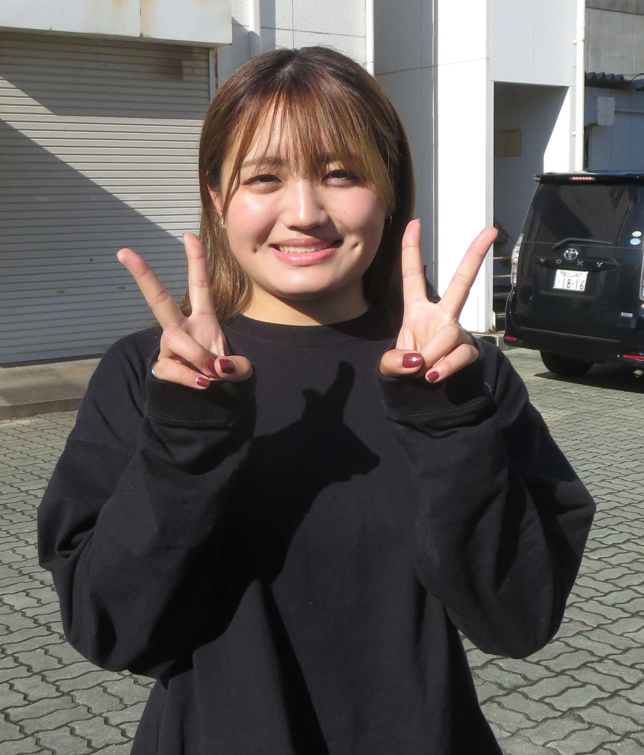 冬季移動の成果を出したい高木香帆（撮影・栗田文人）