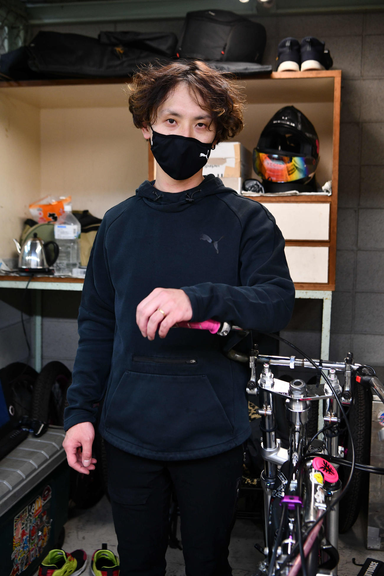 岩見貴史が難しい走路を克服した