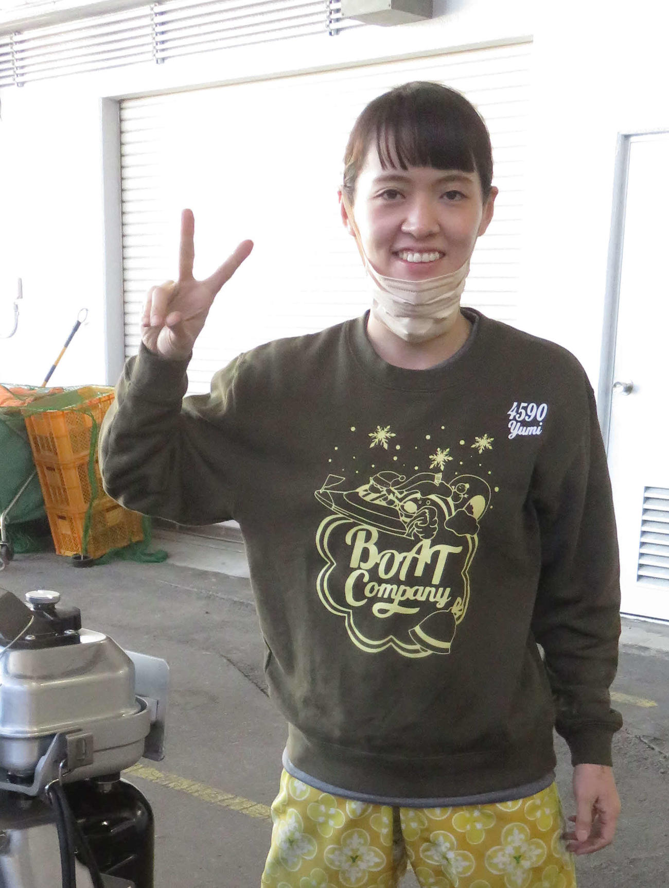 ポイントアップへ張り切る渡辺優美