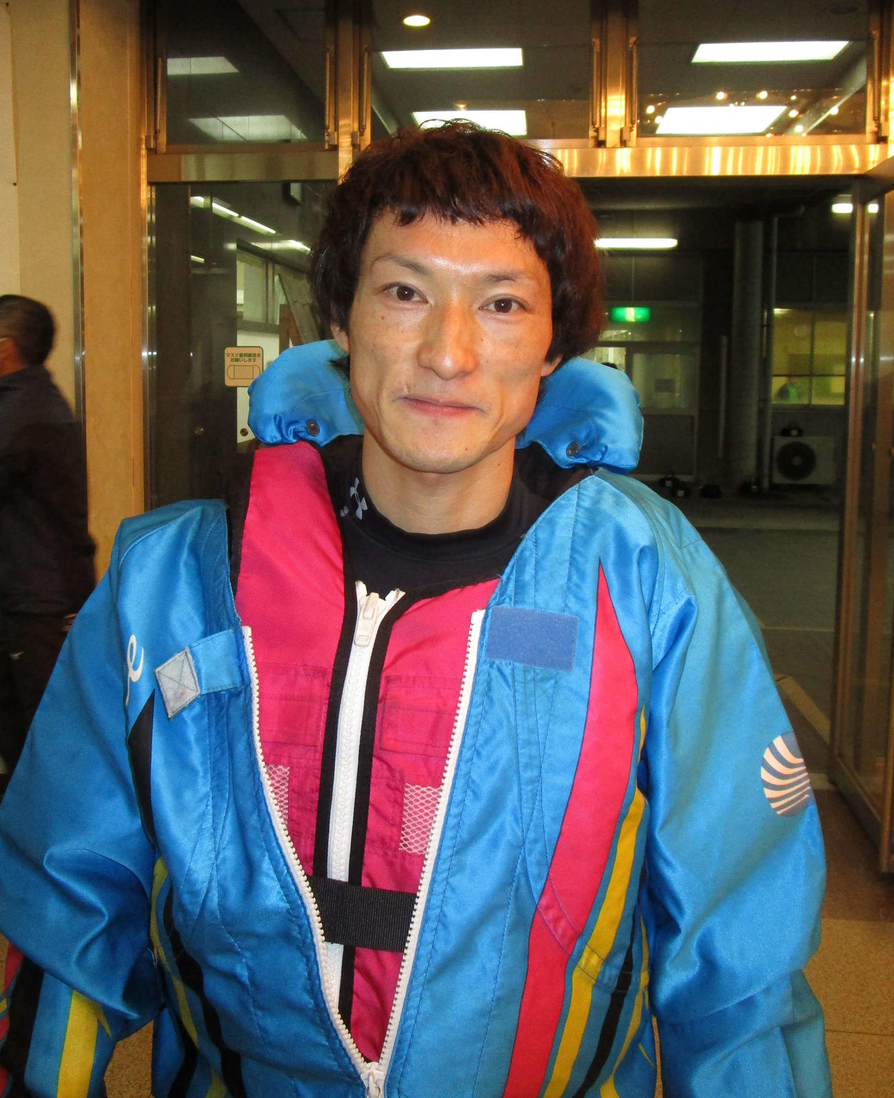 初日連勝スタートを切った山口隆史（撮影・安井雅彦）