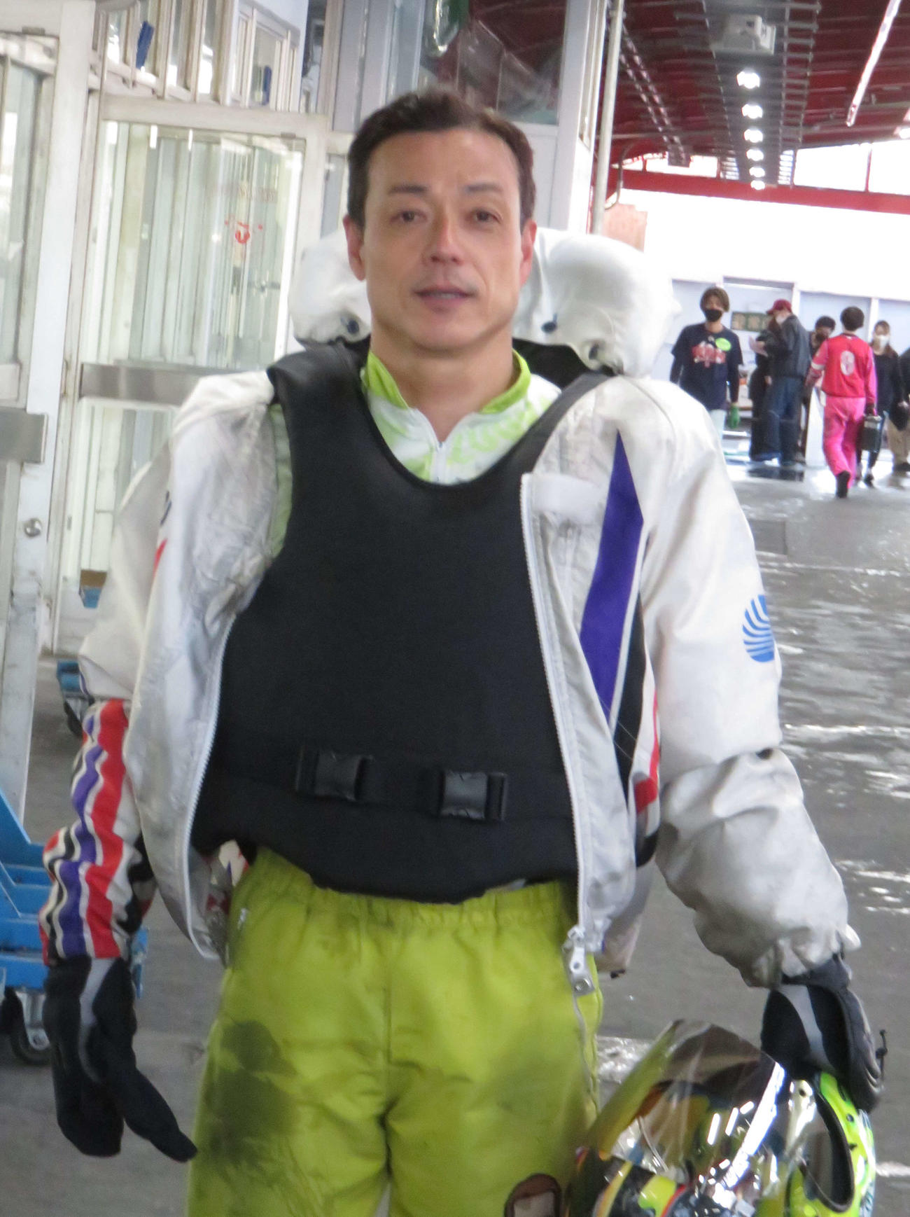 男子優勝戦の主役を張る金子良昭