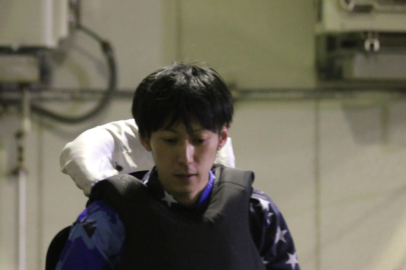 岡村慶太と並ぶ前検2番時計の6秒75をマークした山本景士郎