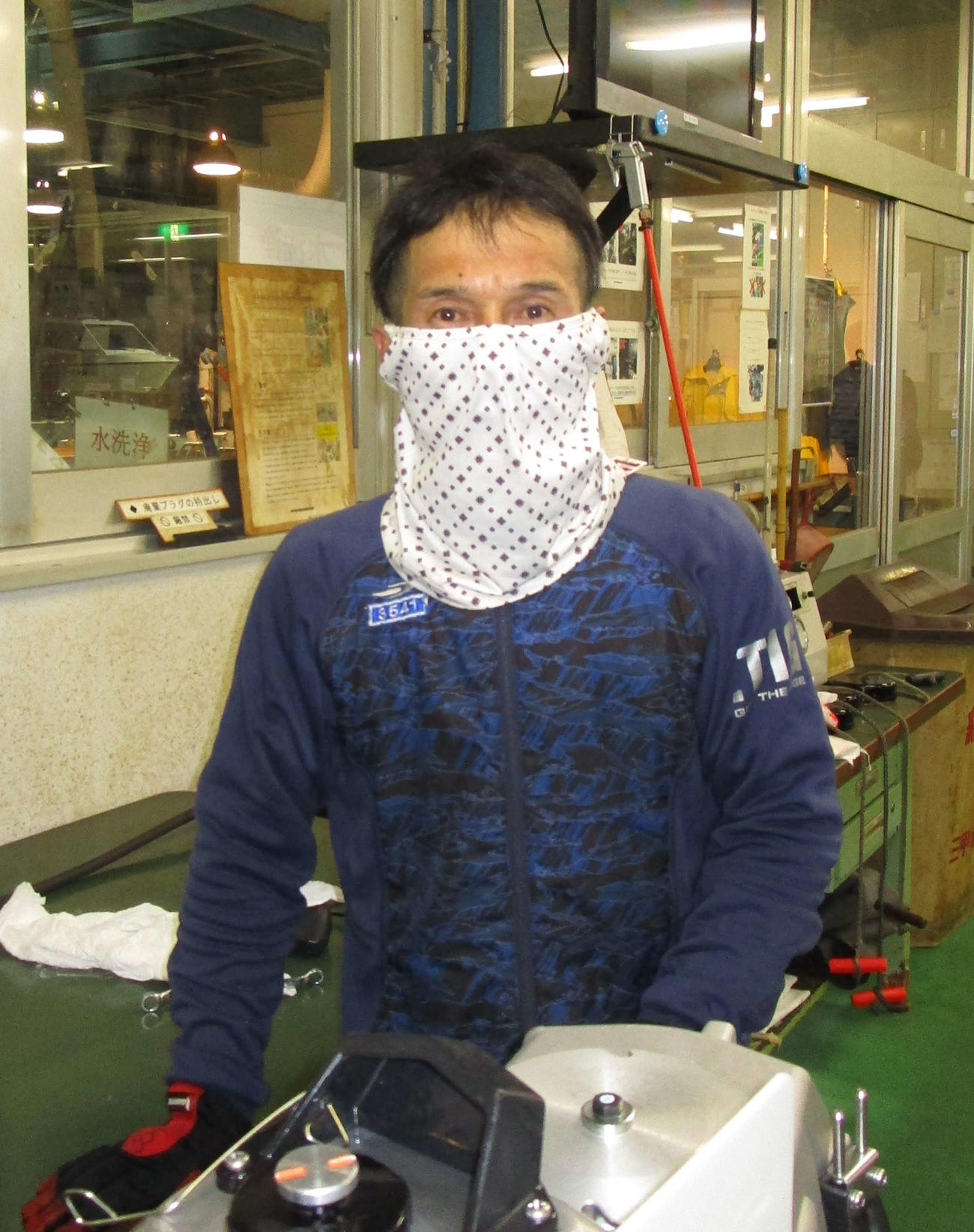新勝率7点に乗せ、53歳にしてまだまだ元気な三嶌誠司。初日好発進を狙う（撮影・安井雅彦）