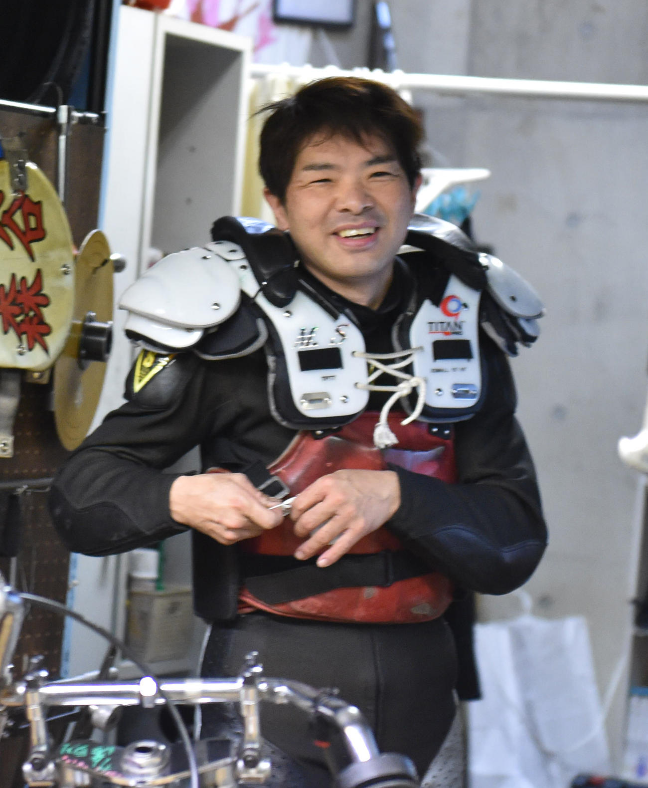 SSシリーズ予選4Rで1着の森谷隼人（撮影・柴田隆二）
