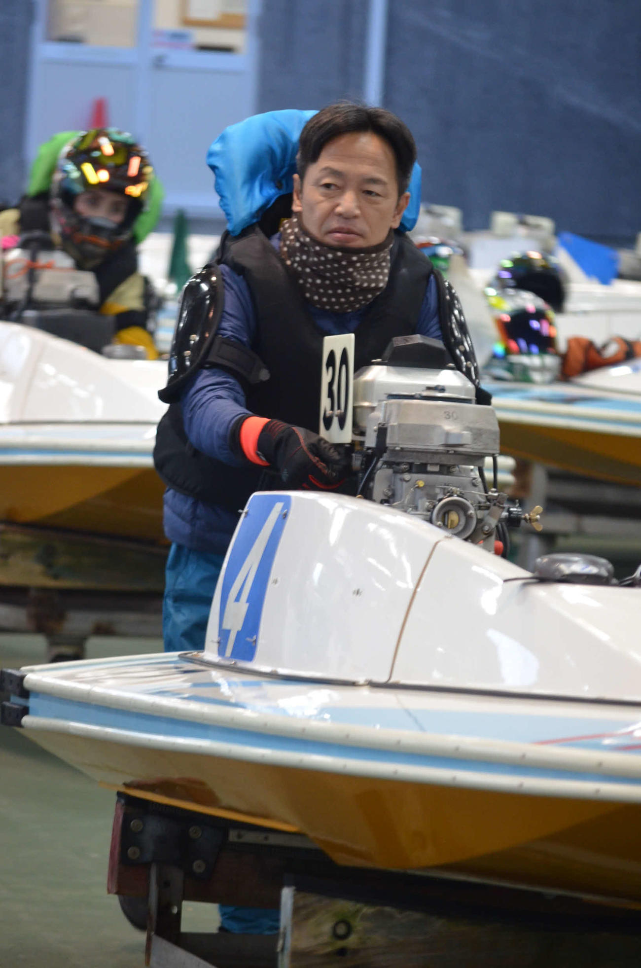 前節の中辻崇人のV機30号を引き当てた清水攻二