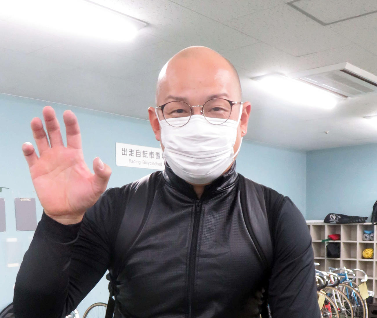 寅（とら）年の年男・松坂英司。狙った獲物は逃さない（撮影・栗田文人）
