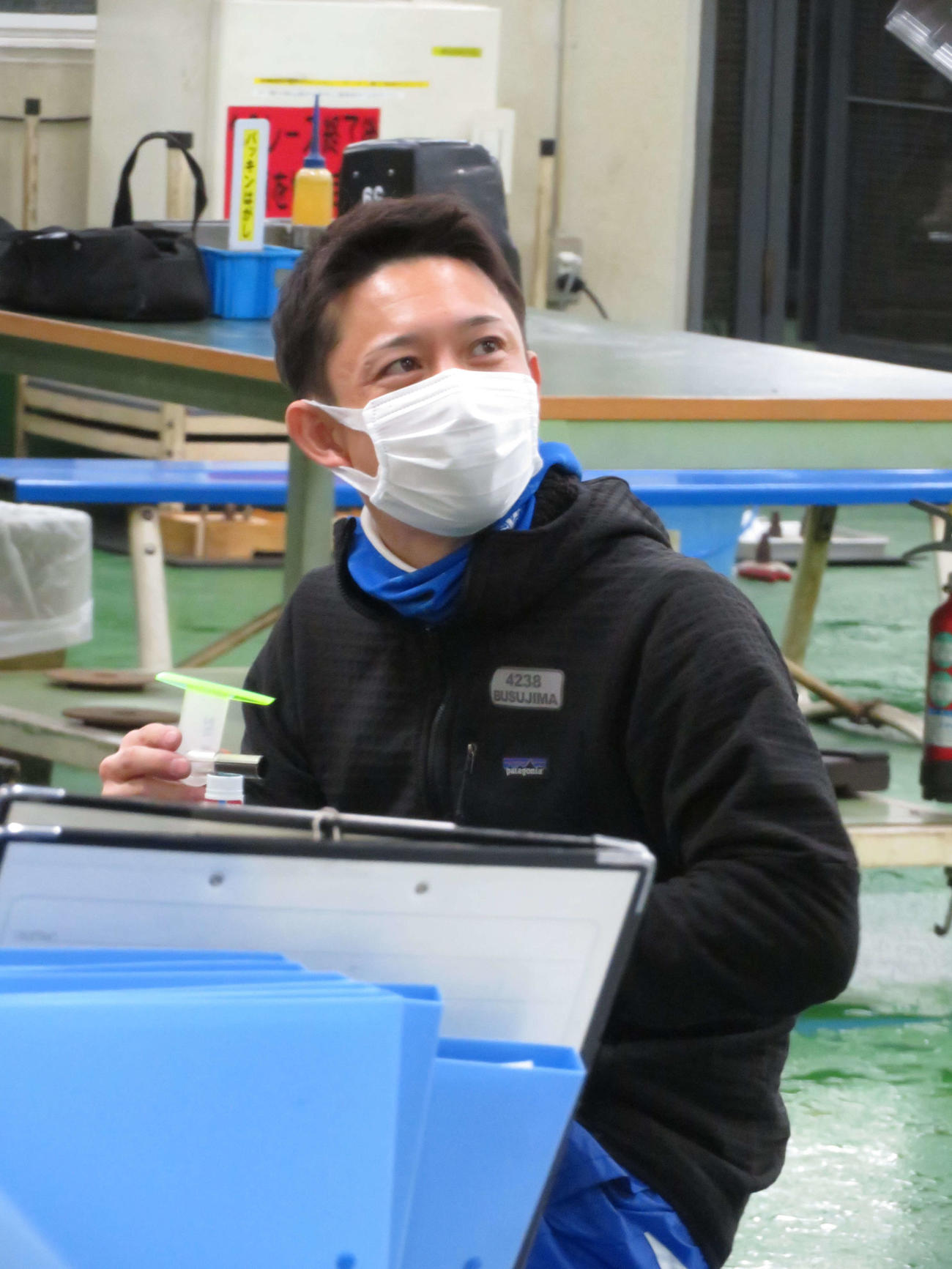 無傷の3連勝を決めた毒島誠（撮影・湯田坂賢一）