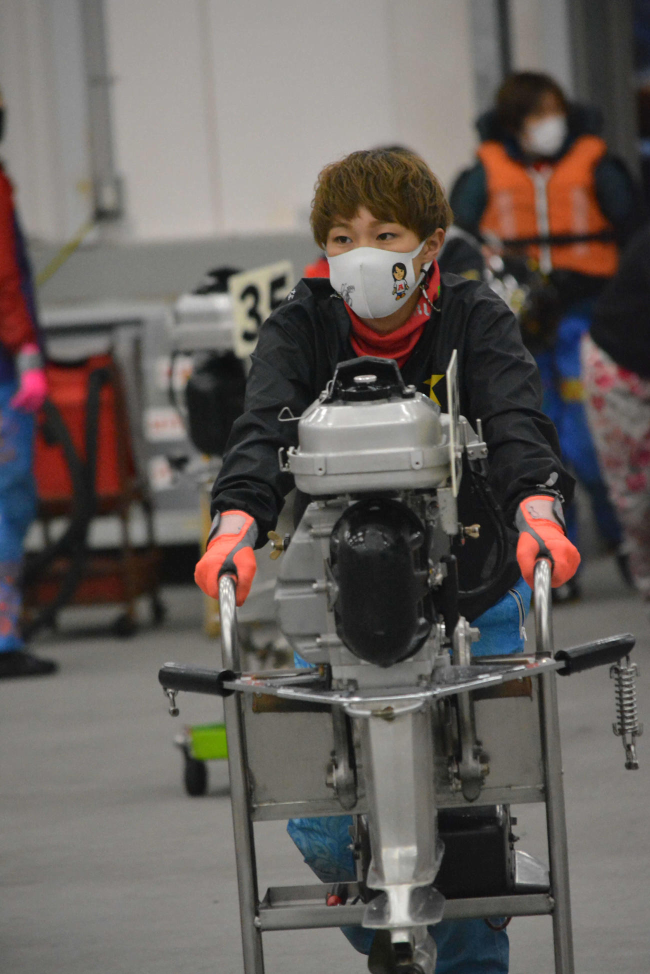 松尾夏海が機力の立て直しを図る