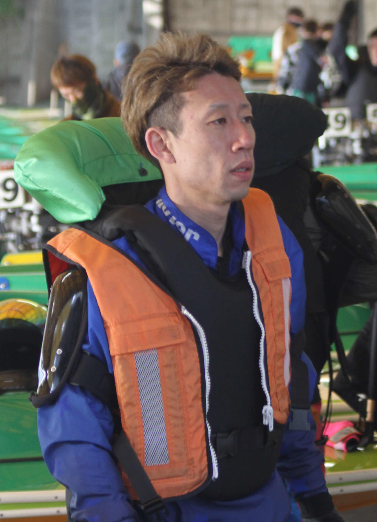 準優12Rは松尾昂明が混戦を抜け出し波乱を演出した（撮影・北條直治）
