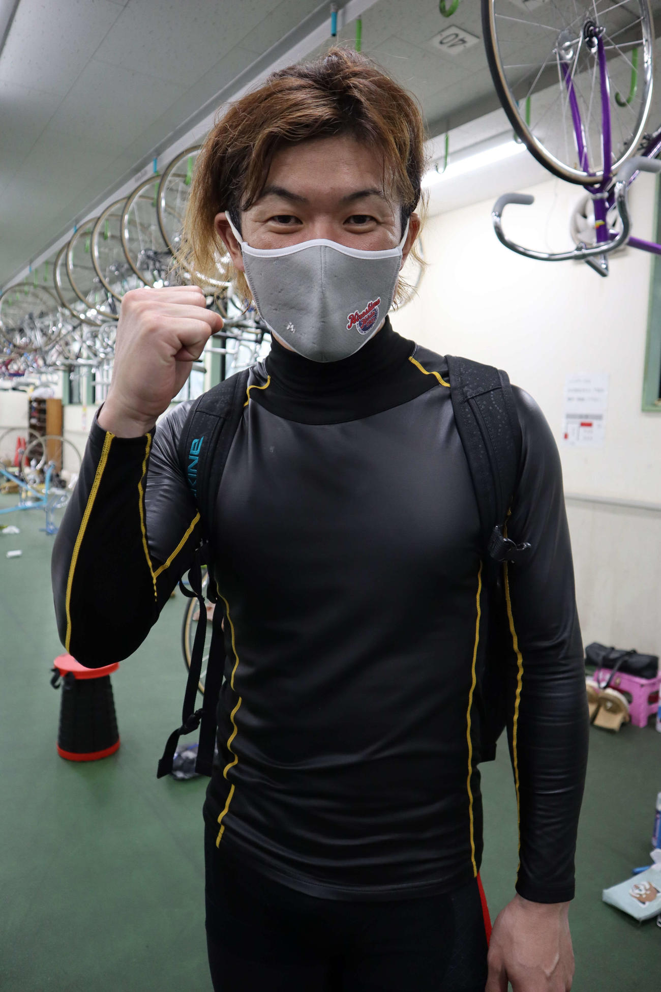 佐世保のバンクレコードを22年３カ月ぶりに塗り替えた中川誠一郎（撮影・音無剛）