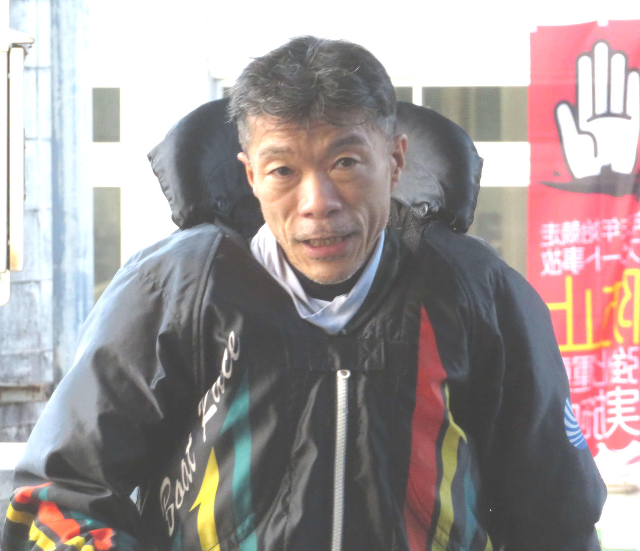 当地前回優出時のペラの形で調整を続ける広瀬聖仁