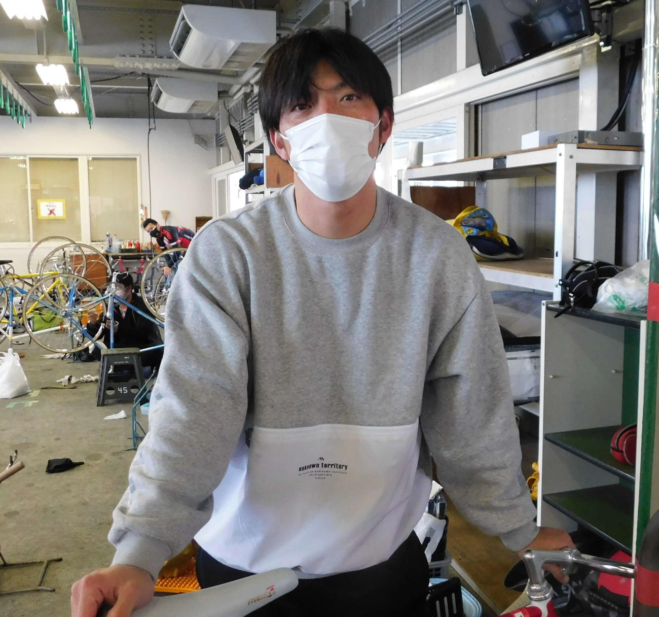 準決を2着で突破した岸川哲也