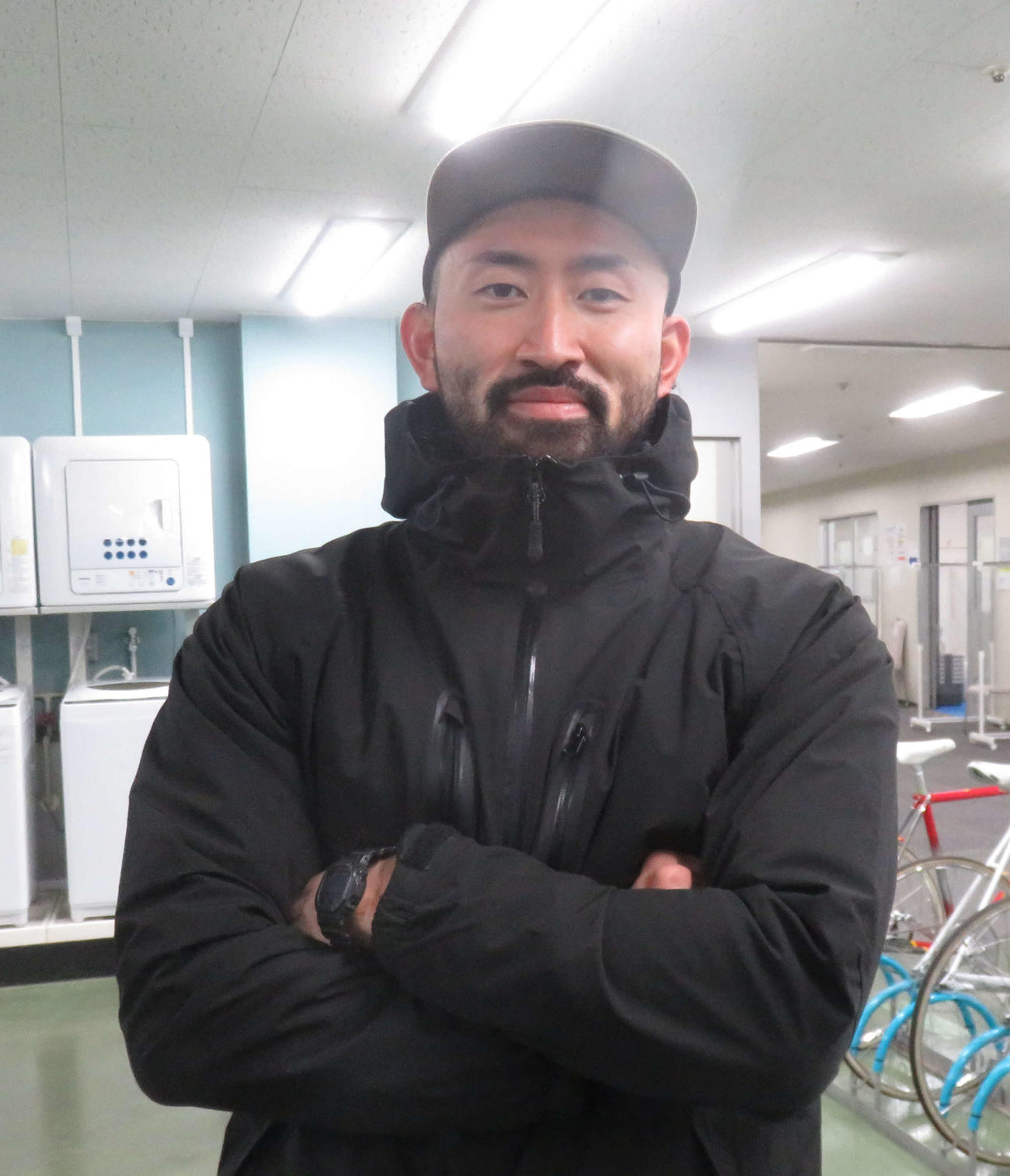 前橋バンク初登場となる中西大（撮影・栗田文人）