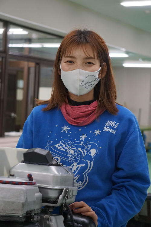 土屋南は幸せオーラ全開 前走は地元で産休復帰後初ｖで今節も大注目 福岡 ボート写真ニュース 日刊スポーツ