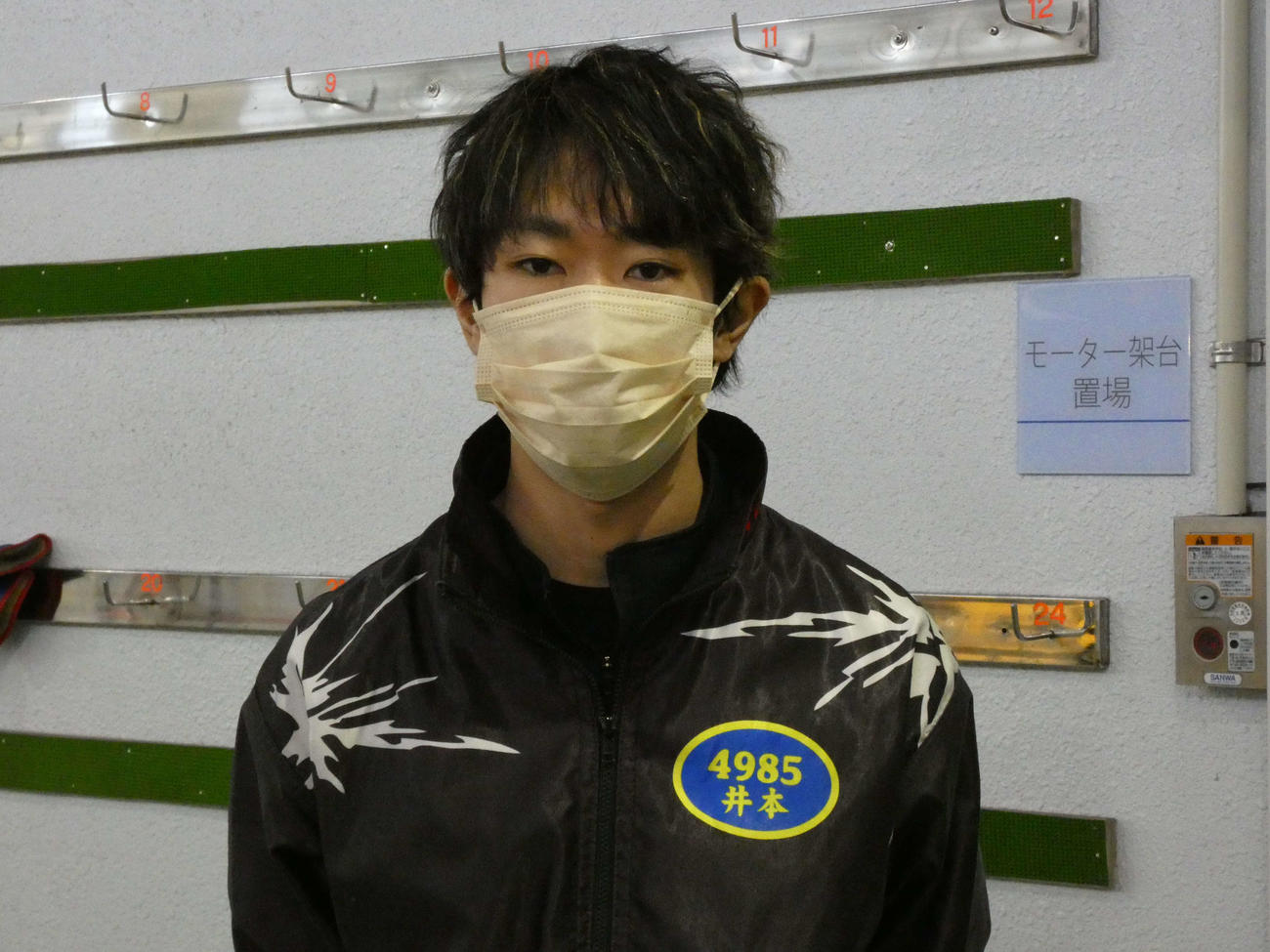 井本昌也の足は水準の域に達した（撮影・前原一樹）