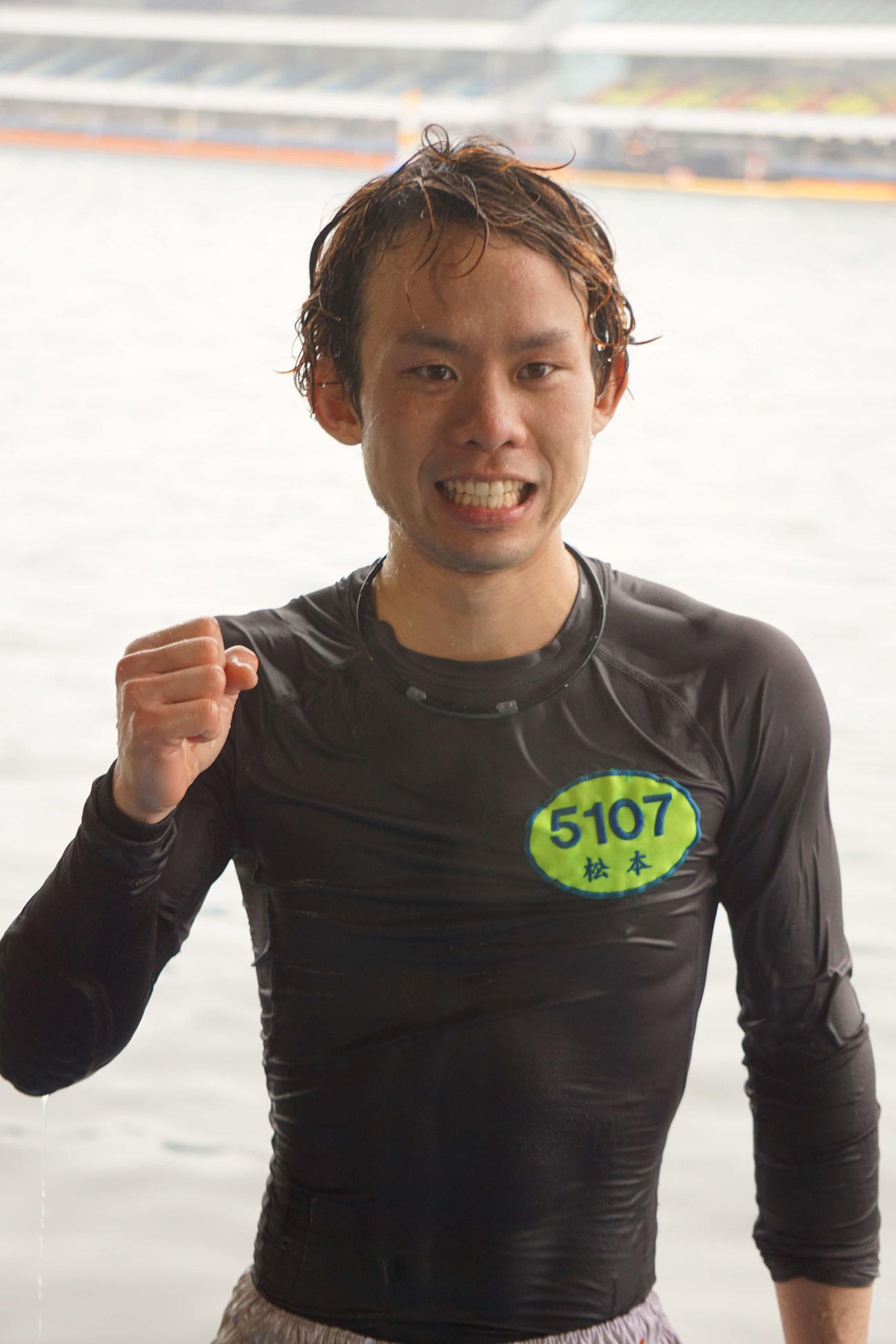 松本真広が地元・福岡でデビュー初勝利を飾った（撮影・中嶋聡史）