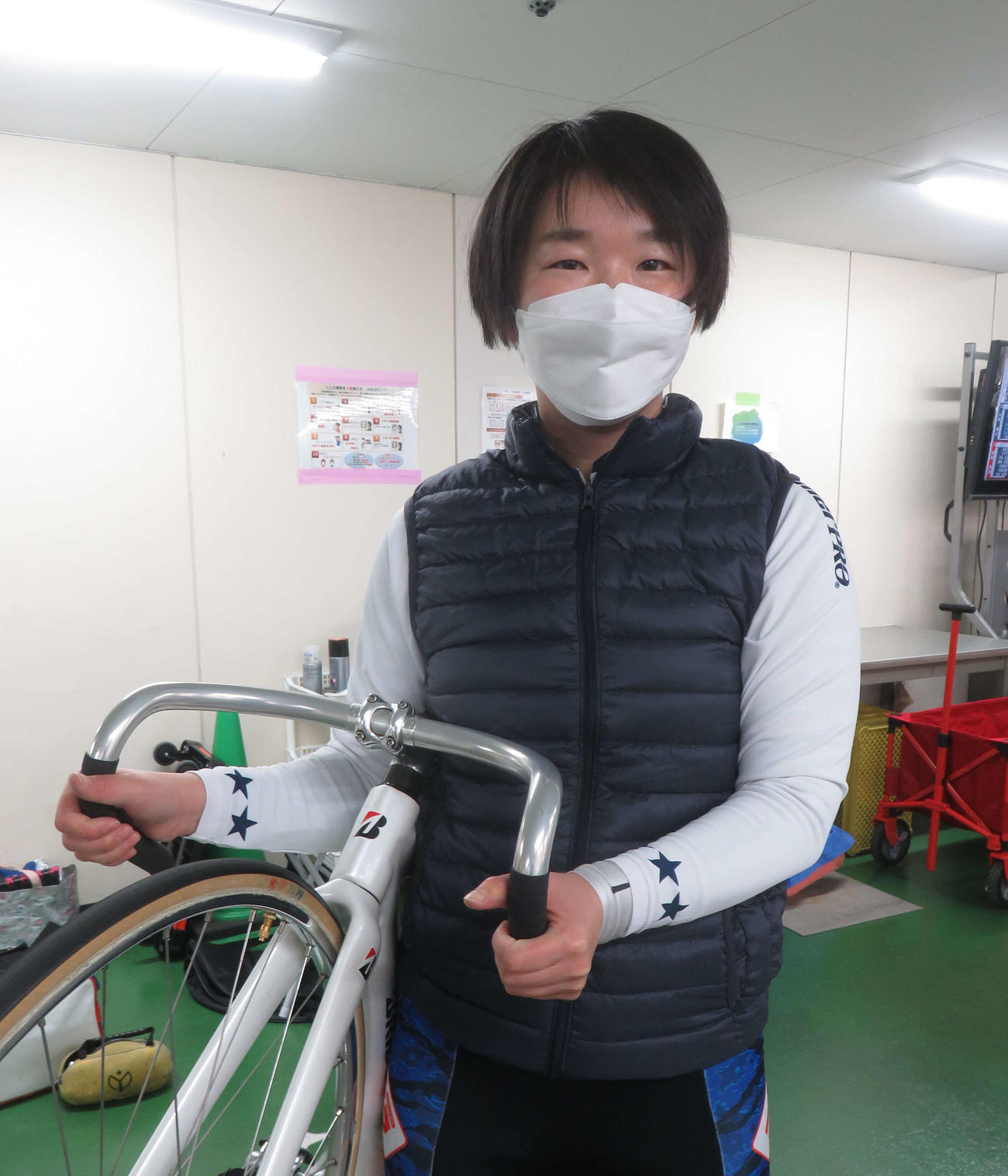 “地元”に戻って調子上向きの大和久保美（撮影・栗田文人）