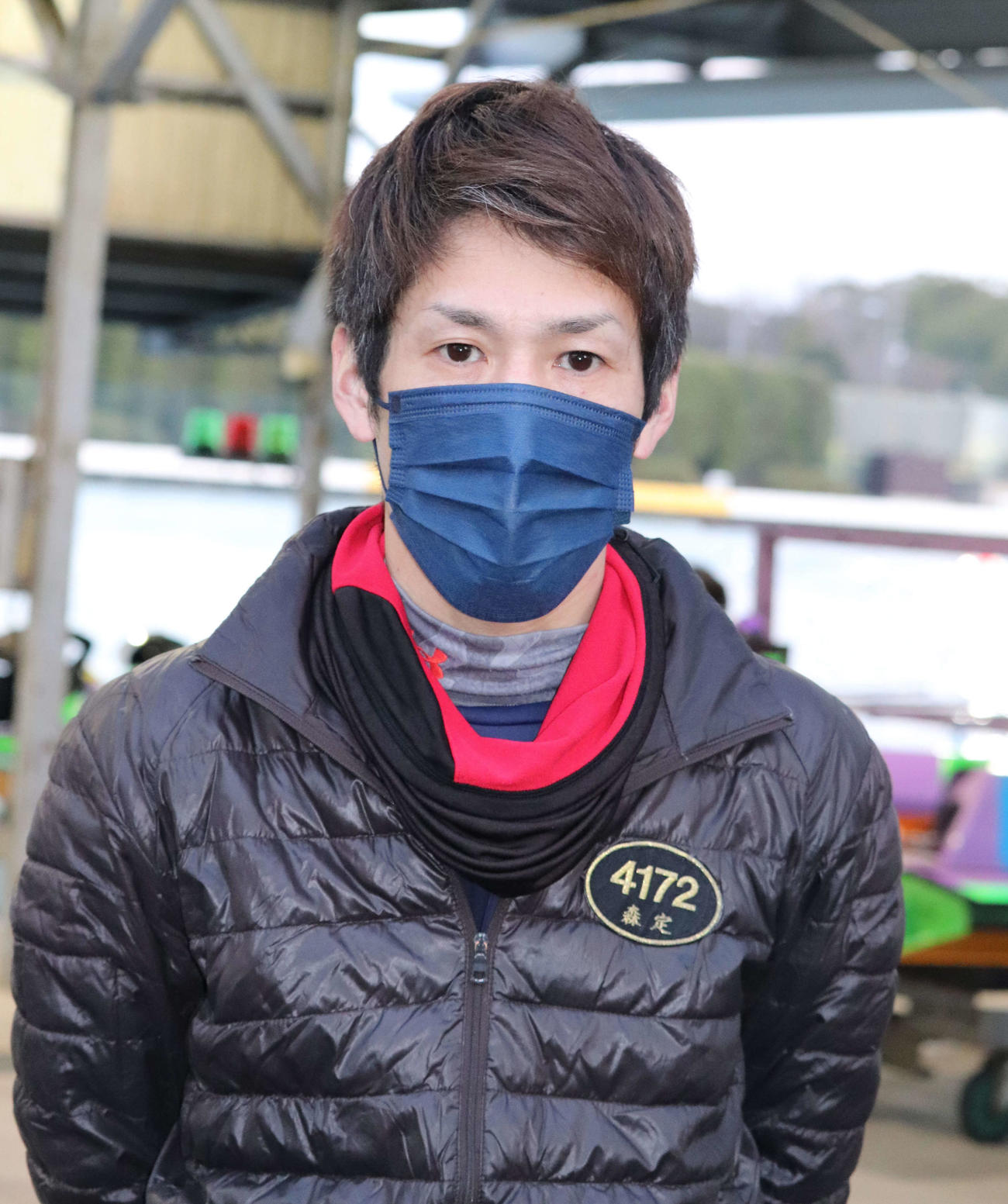 グランプリシリーズV機に手応えの森定晃史（撮影・神田成史）