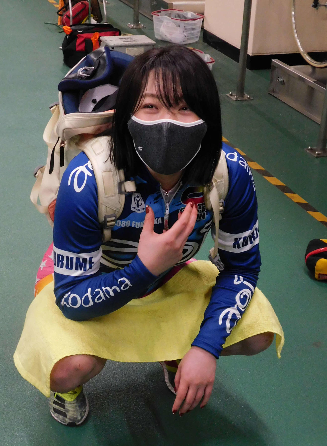 予1・12Rで3着スタートの児玉碧衣。血の味ってどんな味？