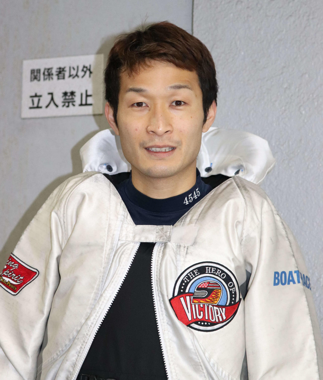 準優9Rを逃げ切り優出1番乗りを決めた岡村慶太が打倒・前本泰和に燃える（撮影・神田成史）