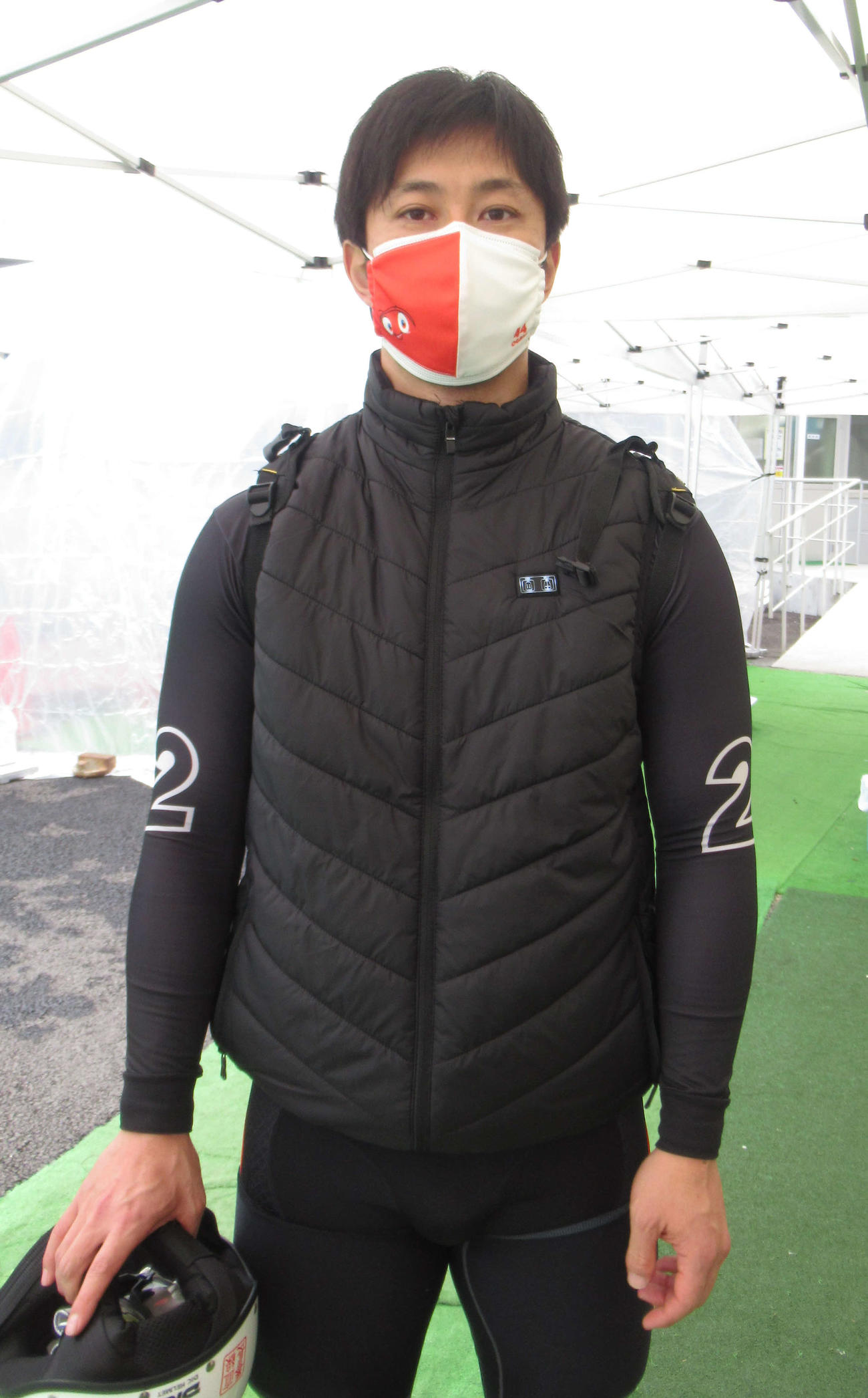 決勝12R、小松崎大地が単騎でV奪取に挑む（撮影・山田敏明）＝2022年2月2日、大垣競輪