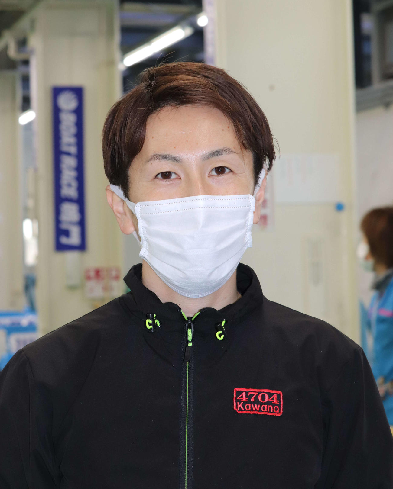 エース82号機を引いた河野大（撮影・神田成史）