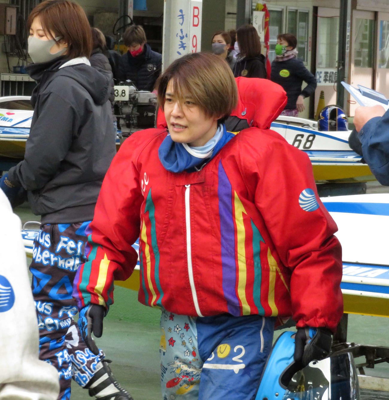 遠藤エミが2日目から巻き返している。（撮影・古村亮）