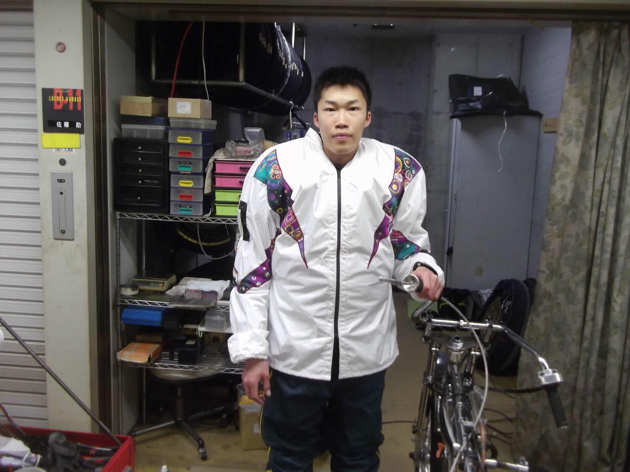 約1カ月ぶりのレースとなる35期新人の佐藤励（撮影・小川将司）