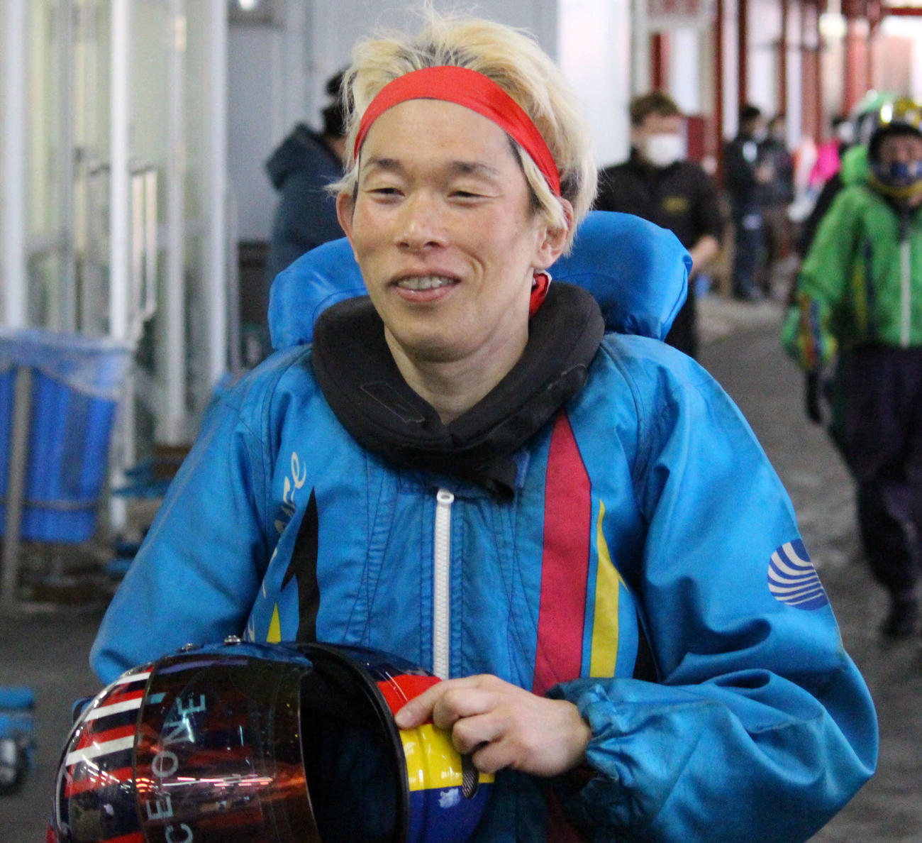 優勝戦進出を決めて笑顔を見せる倉尾大介
