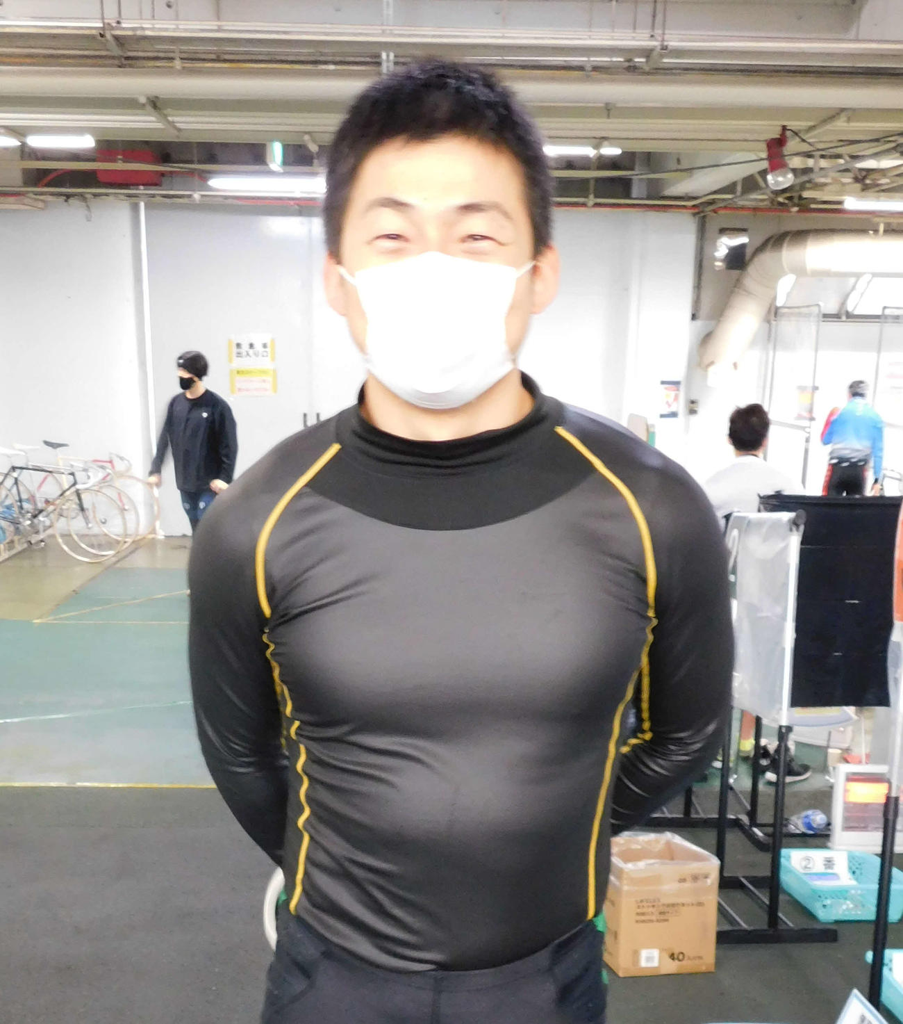今年初の決勝進出を喜ぶ泉谷元樹