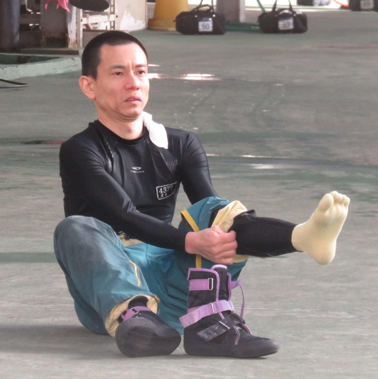 浜本優一が機の仕上がりに納得して走りに集中できている様子を捕らえたひとこま