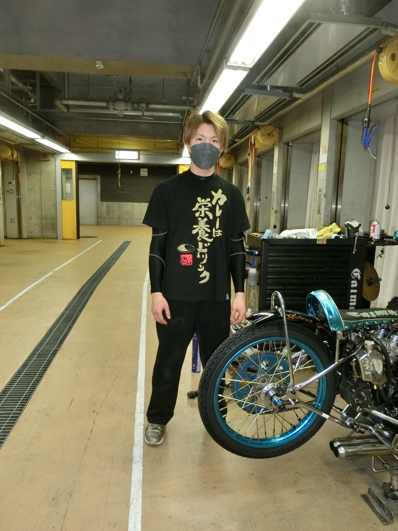 鈴木圭一郎は落車明けでもマシンの威力に変化はなかった（撮影・海老原実）