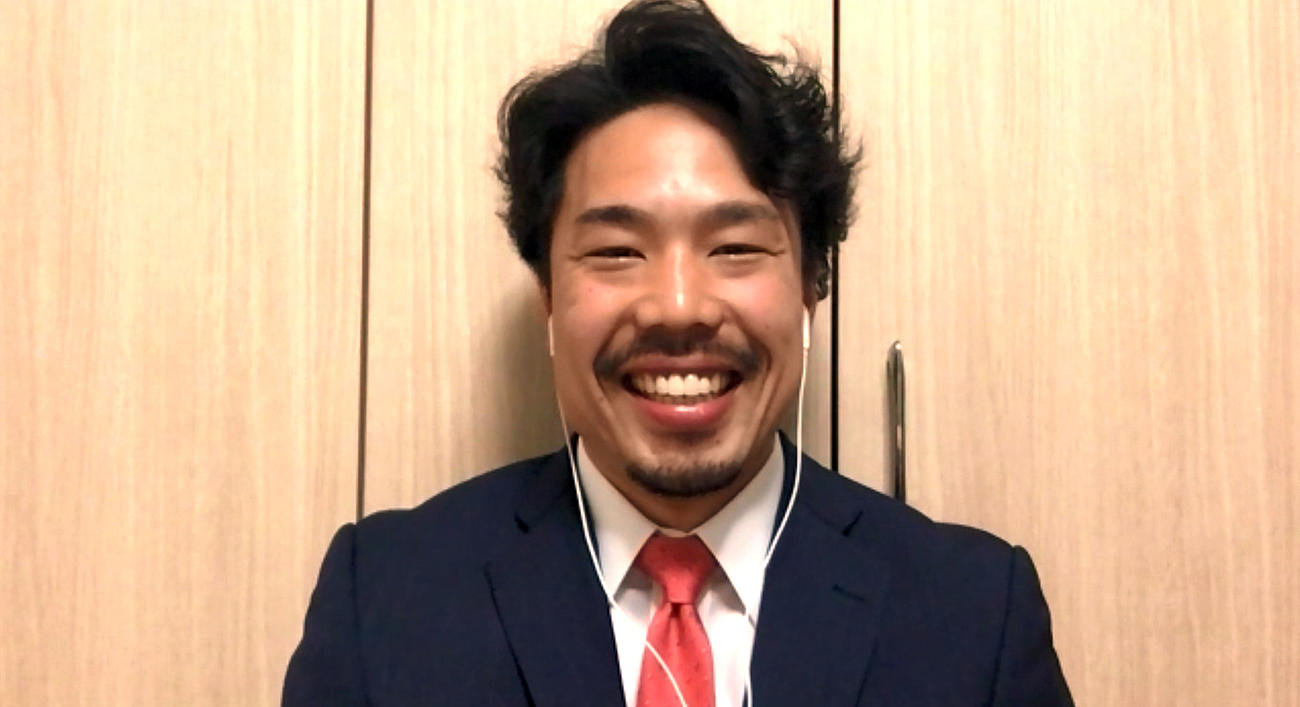 中野浩一氏のリモート取材で殊勲賞受賞の喜びを語る古性優作