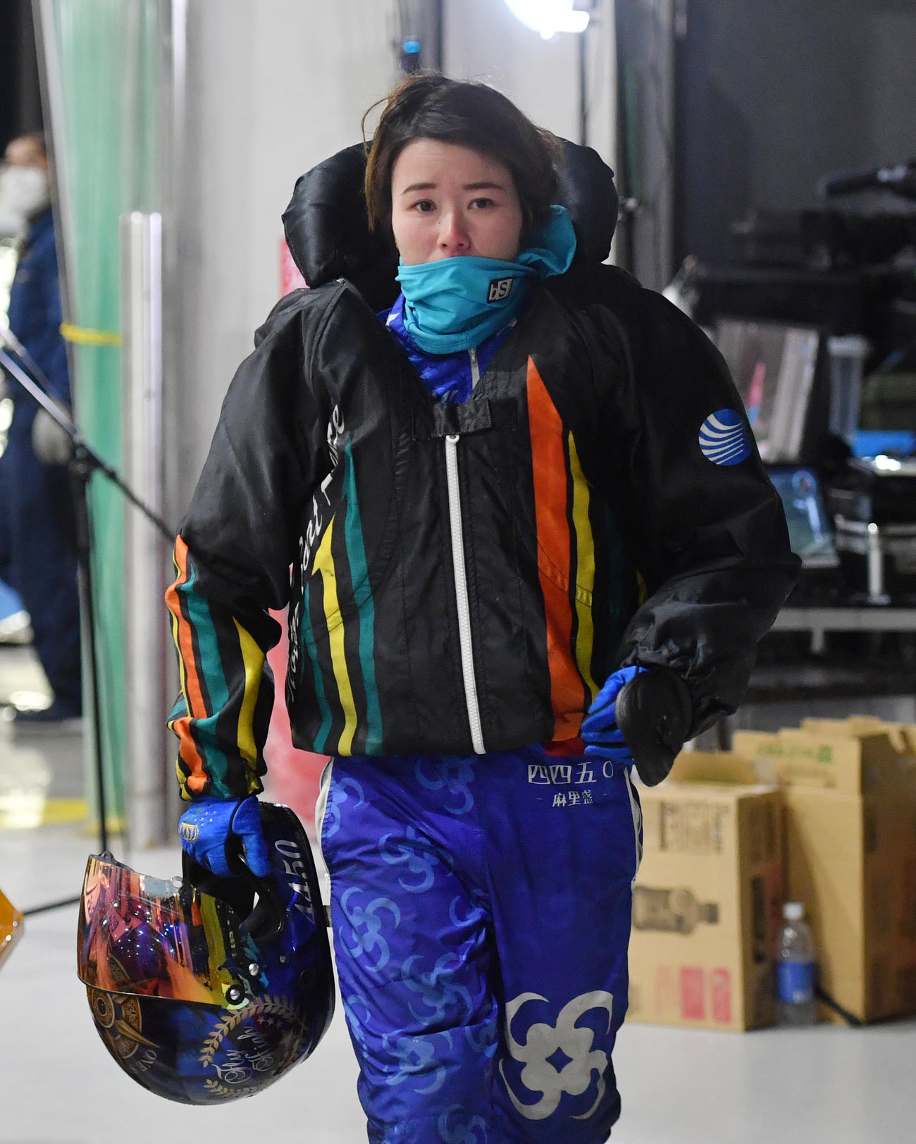 レディースオールスター初日、ドリーム戦12Rで1着の平高奈菜（撮影・柴田隆二）