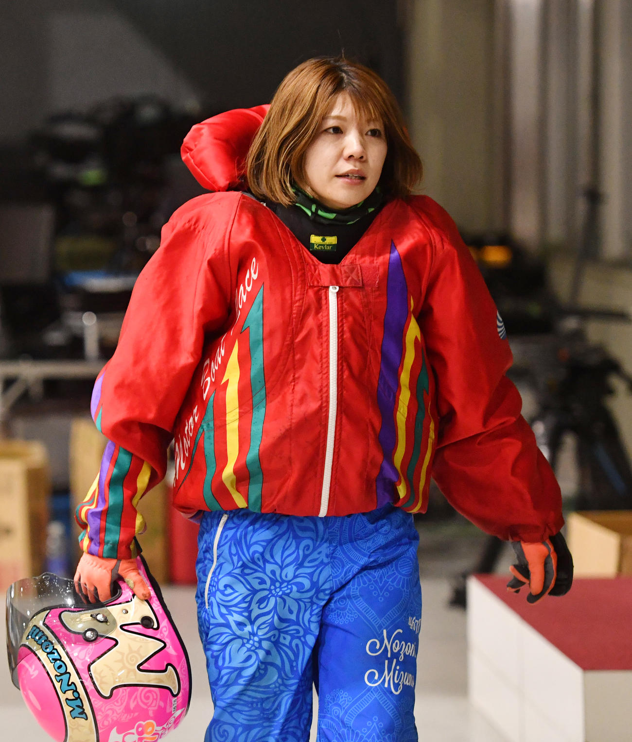 水野望美が後半12Ｒでまくり快勝した（撮影・柴田隆二）
