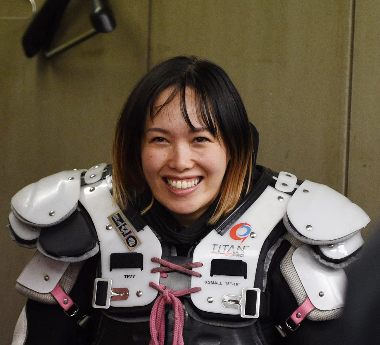 4年連続の女子特別賞を受賞した佐藤摩弥